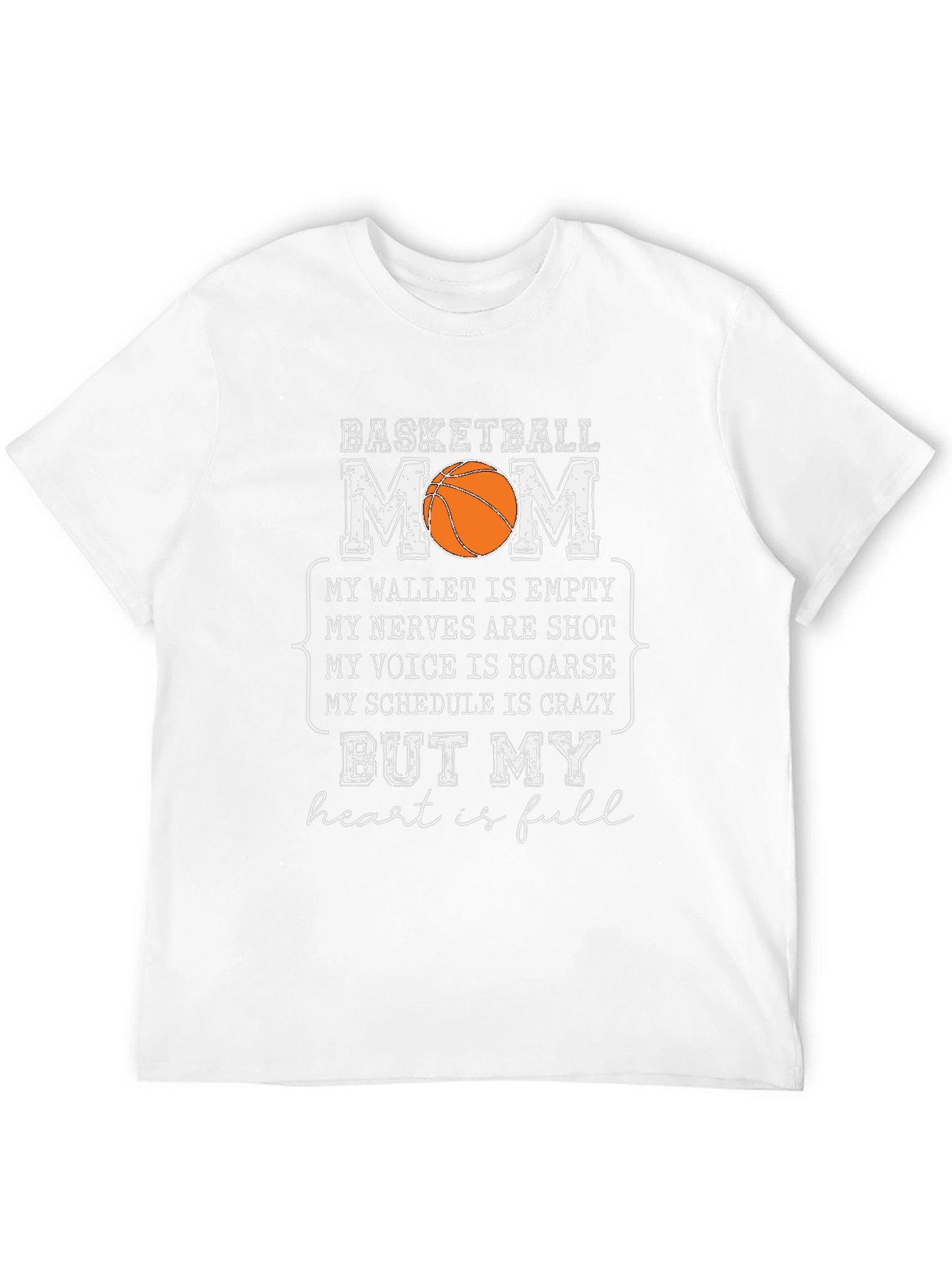 Basketball Mom Graphic T-Shirt