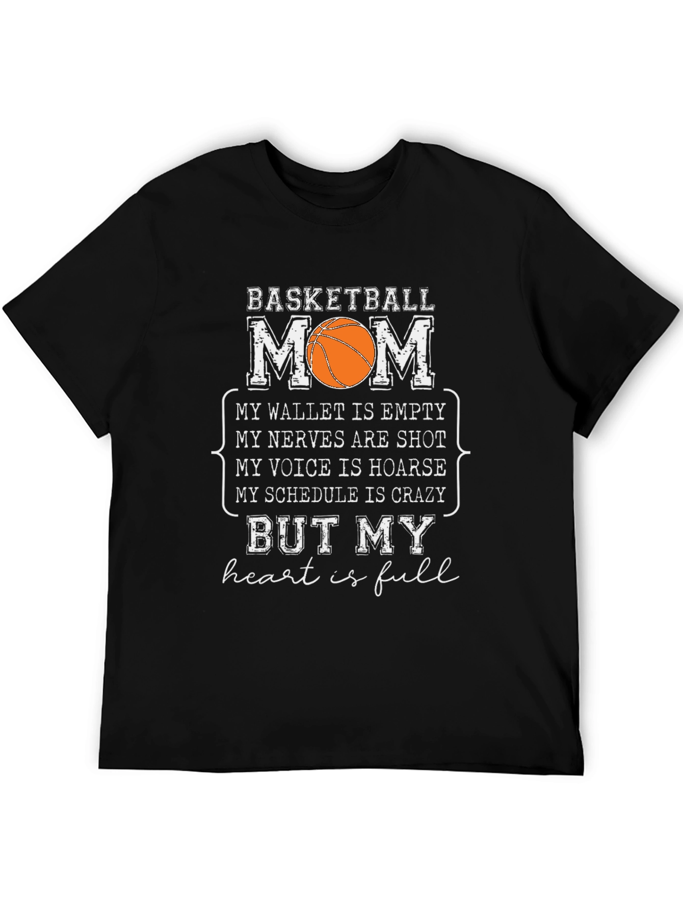 Basketball Mom Graphic T-Shirt