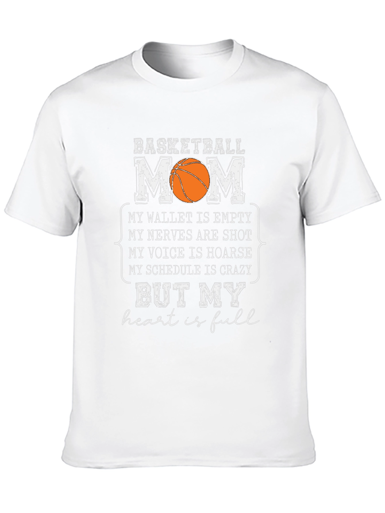 Basketball Mom Graphic T-Shirt