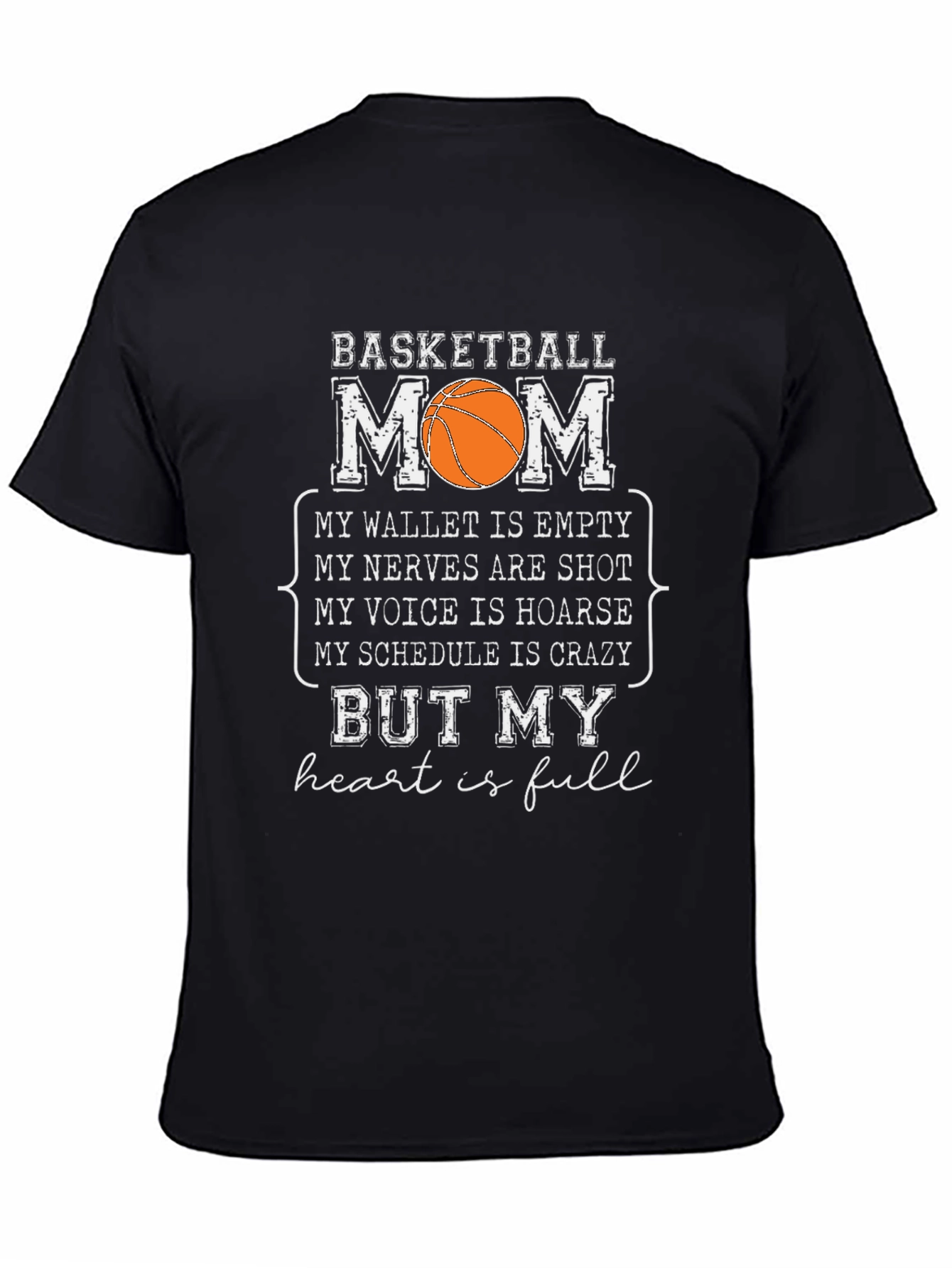 Basketball Mom Graphic T-Shirt