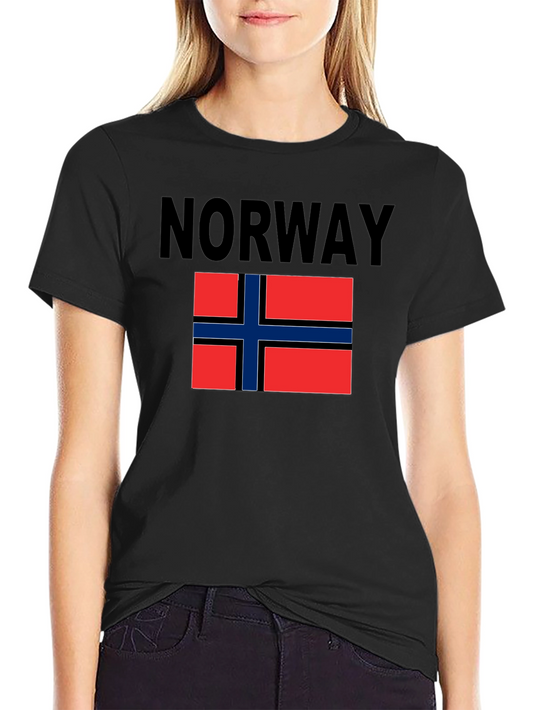 Norway Flag Graphic T-Shirt | Travel Souvenir