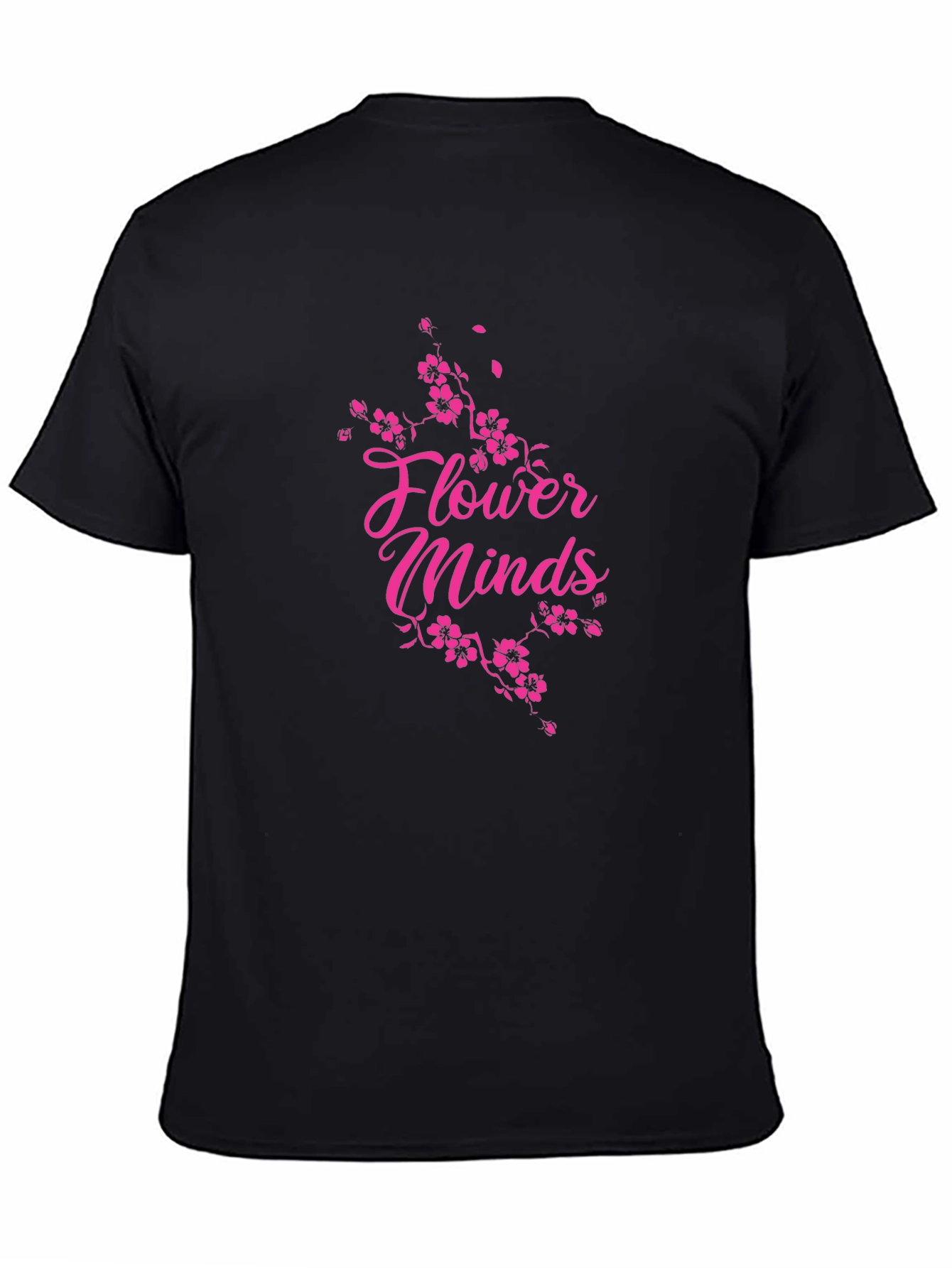 Flower Minds Graphic Tee - Black T-Shirt