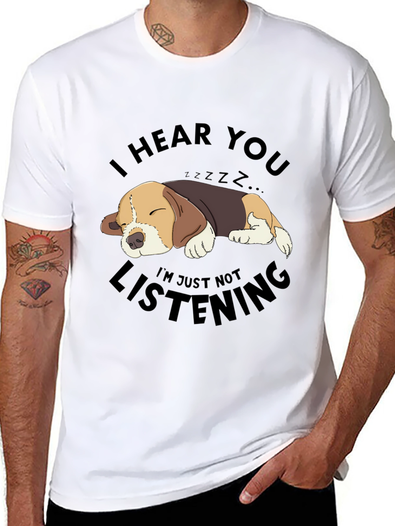 I Hear You Sleeping Dog T-Shirt