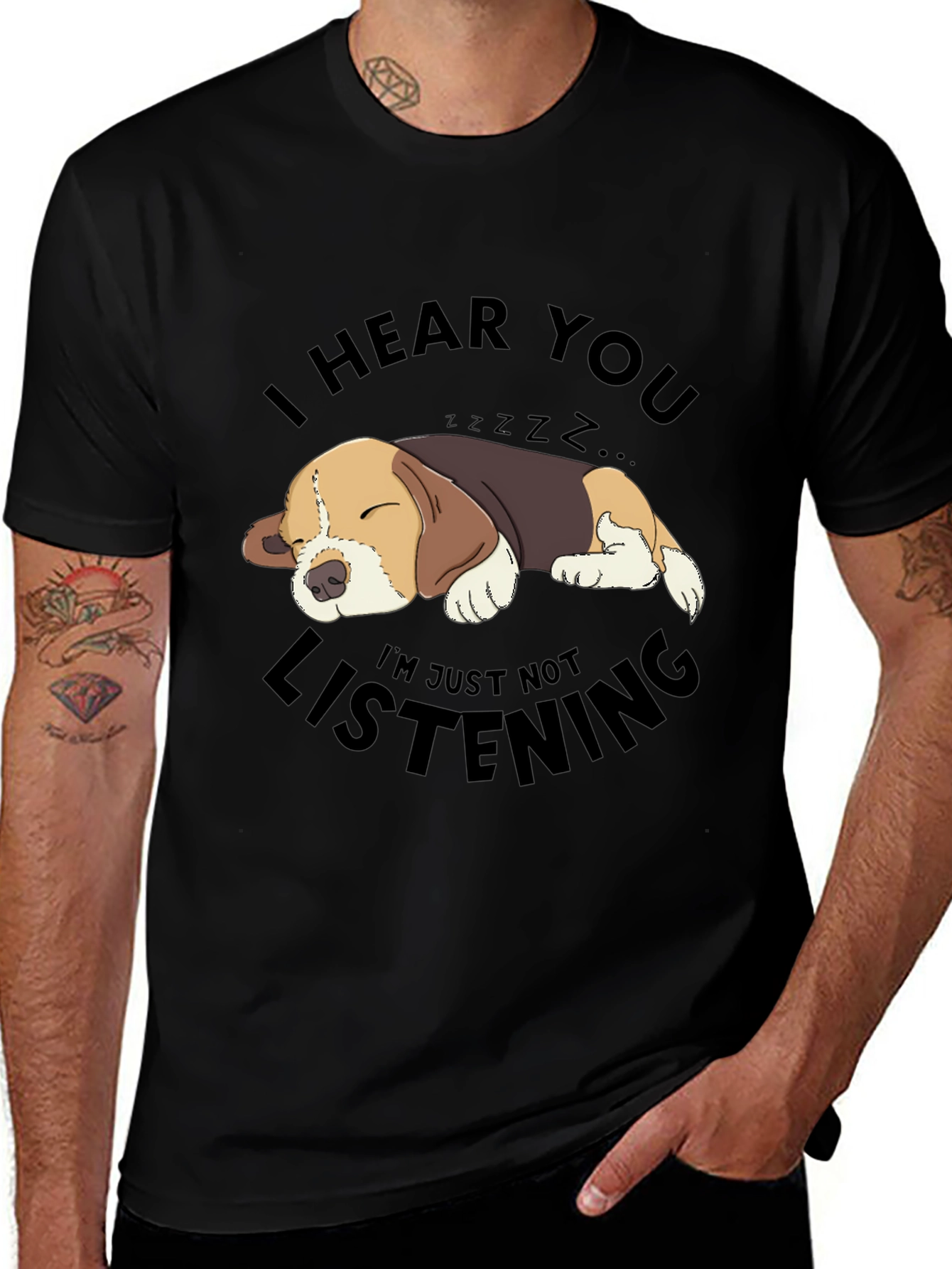 I Hear You Sleeping Dog T-Shirt