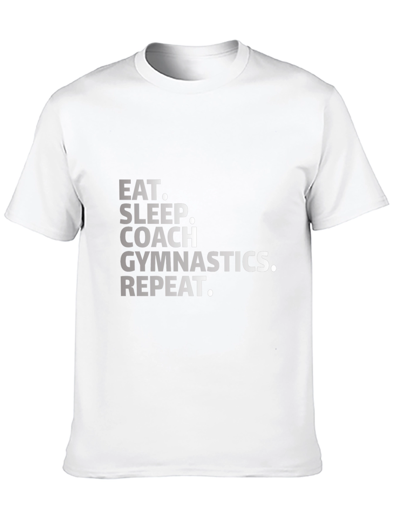 Eat Sleep Coach Gymnastics Repeat Graphic Tee