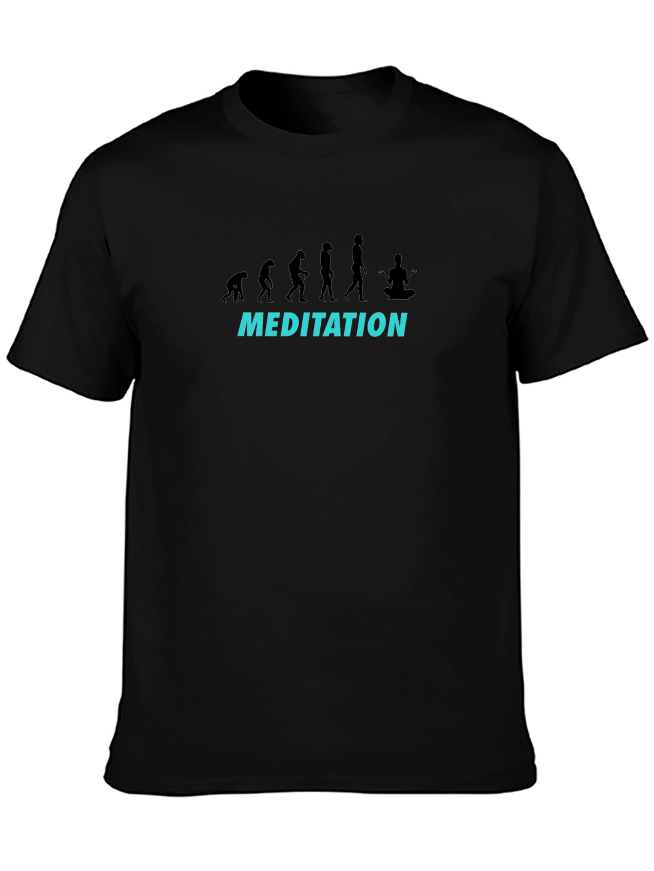 Meditation Evolution Graphic T-Shirt