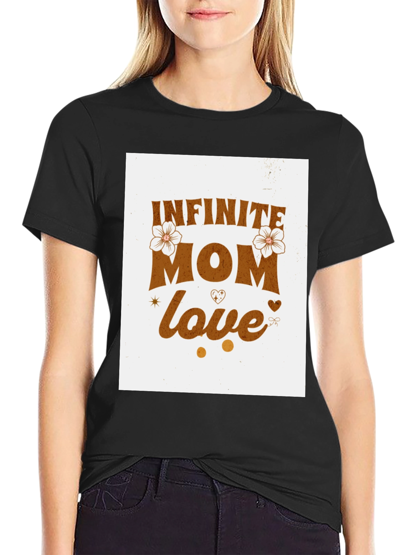 Infinite Mom Love T-Shirt - Black