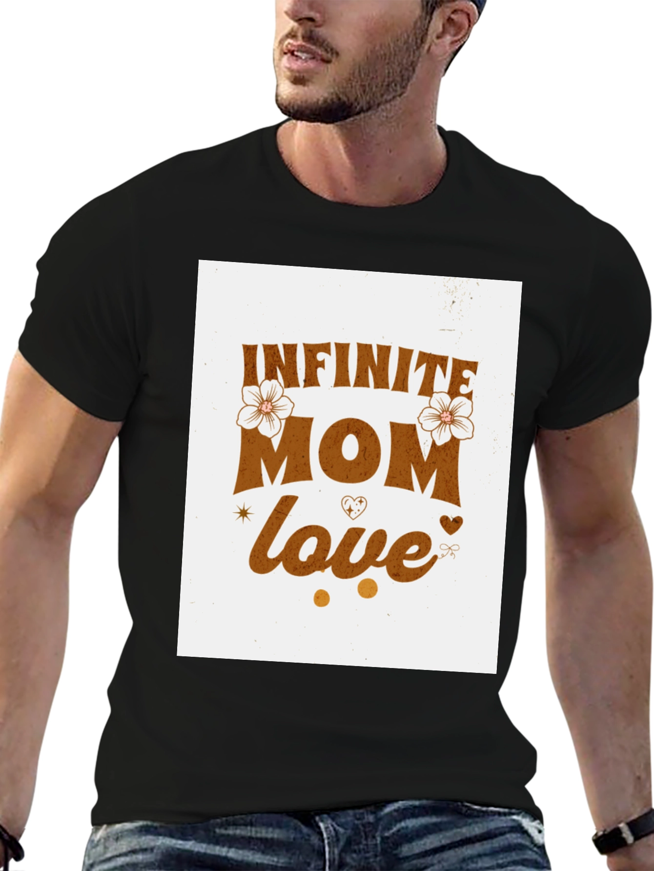 Infinite Mom Love T-Shirt - Black