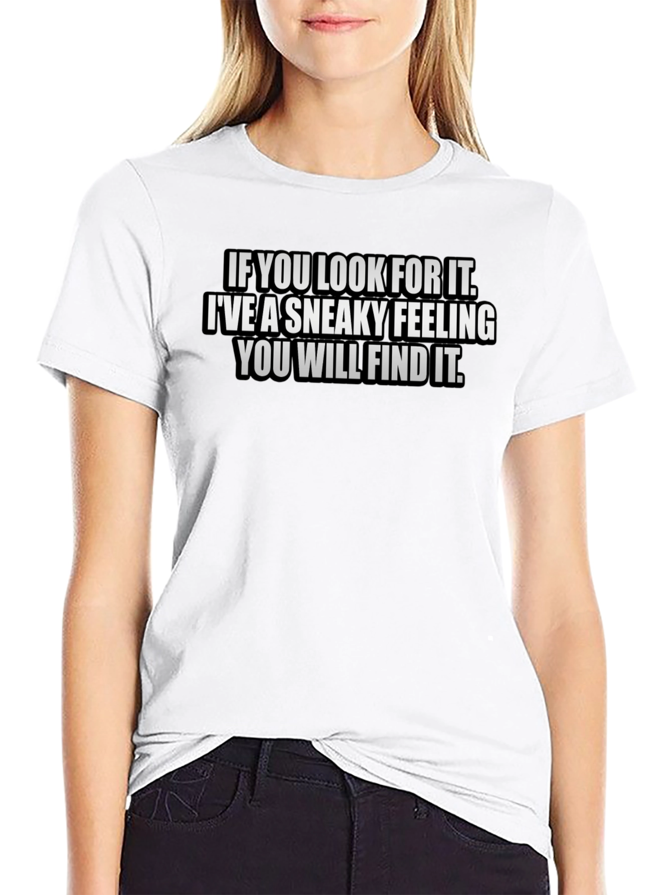 Sneaky Feeling Graphic Tee - Find It T-Shirt