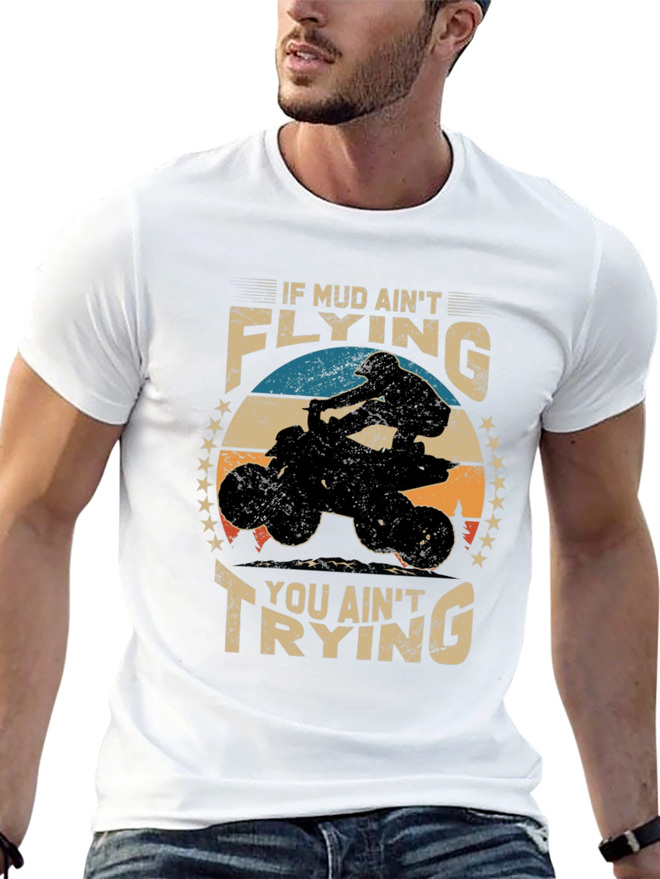 Mud Flying ATV T-Shirt for Off-Road Adventures