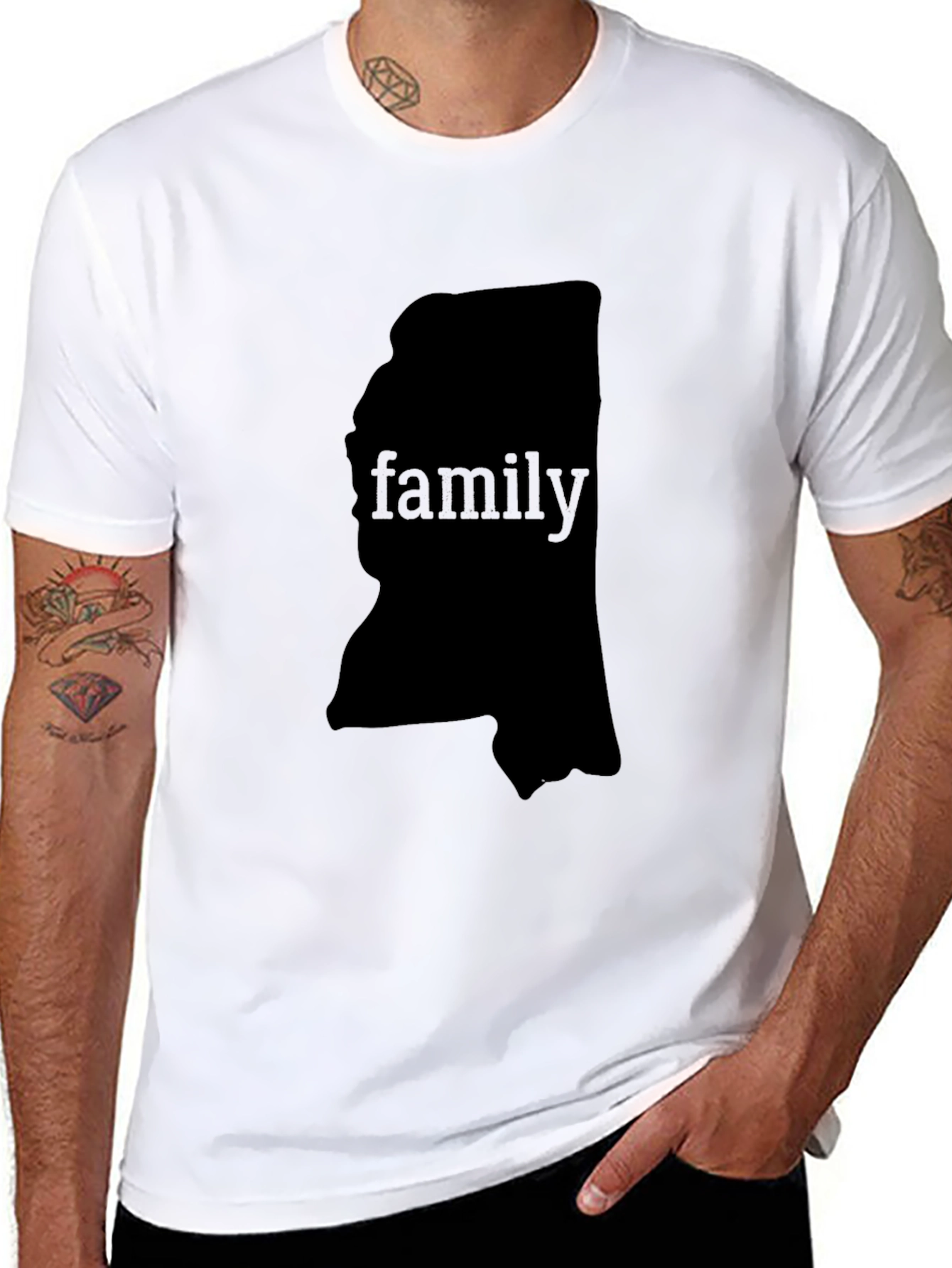 Mississippi Family State T-Shirt