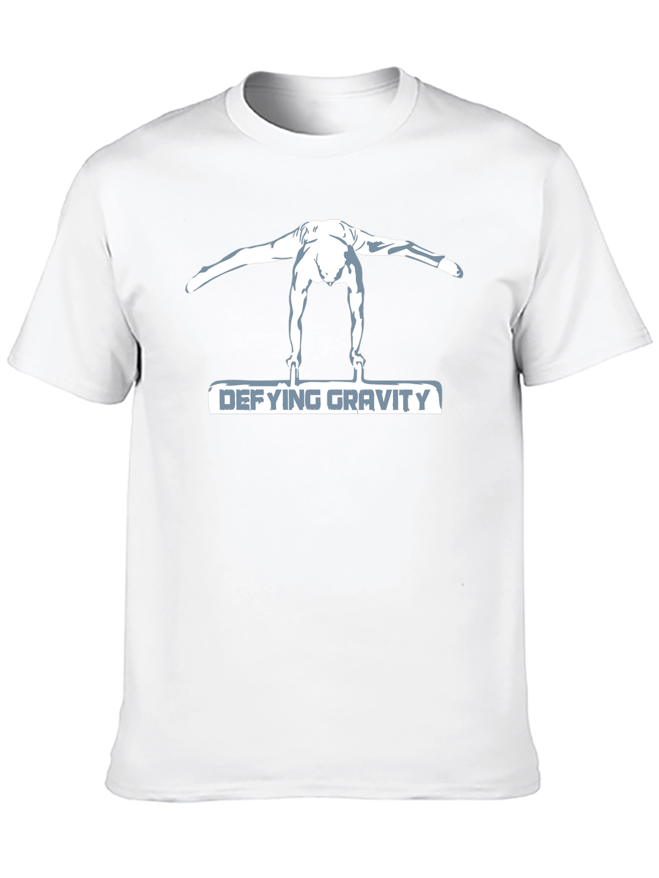 Defying Gravity Gymnastics Tee - Black Cotton T-Shirt
