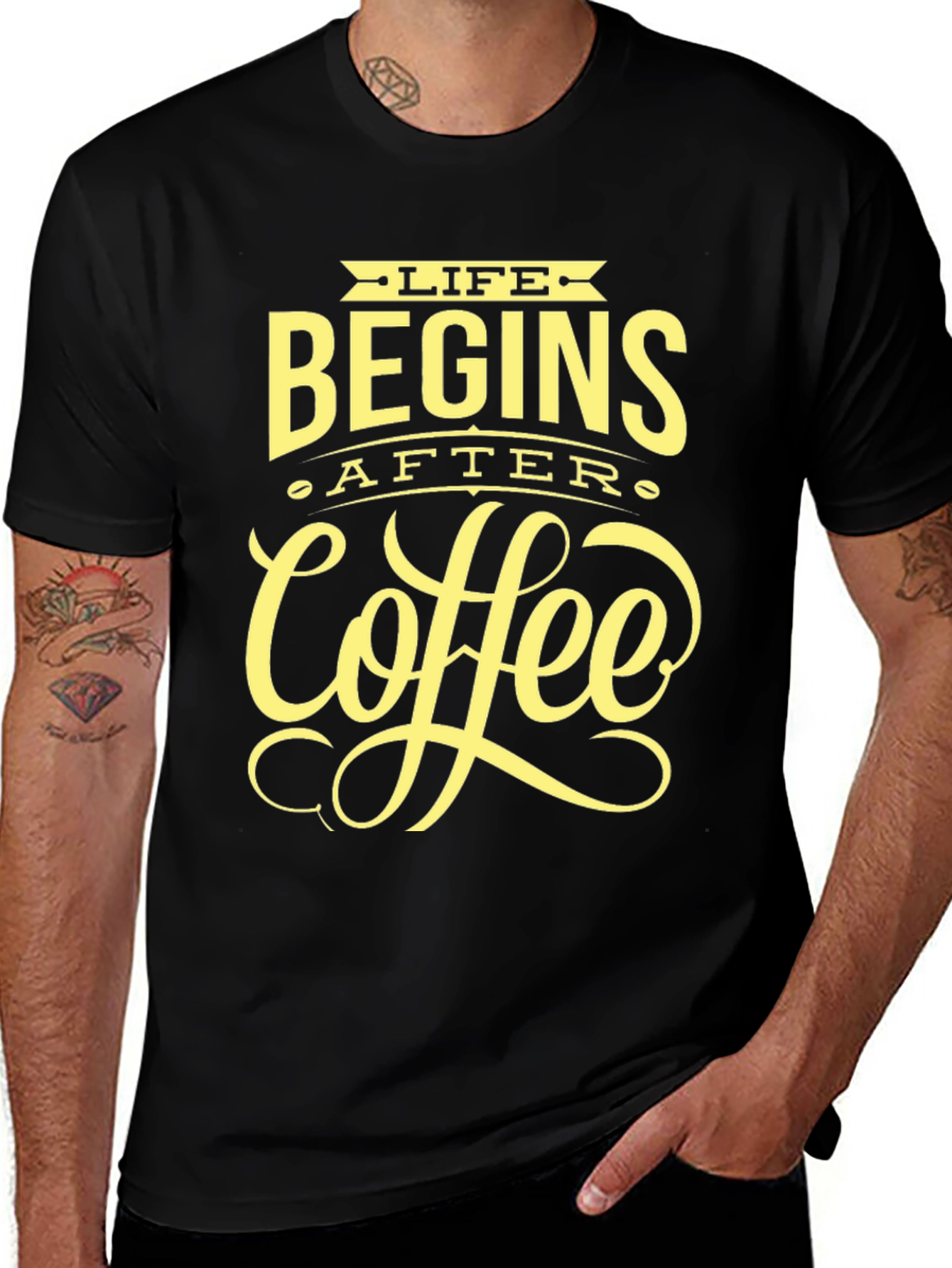 Life Begins After Coffee T-Shirt
