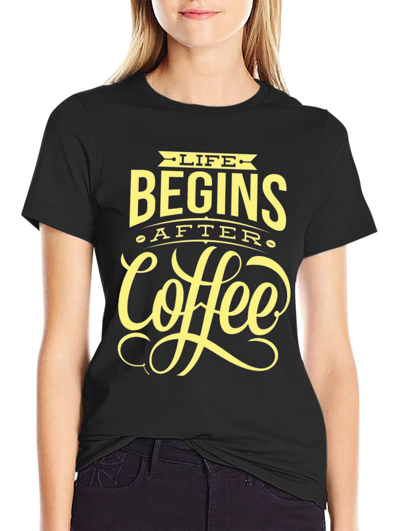 Life Begins After Coffee T-Shirt
