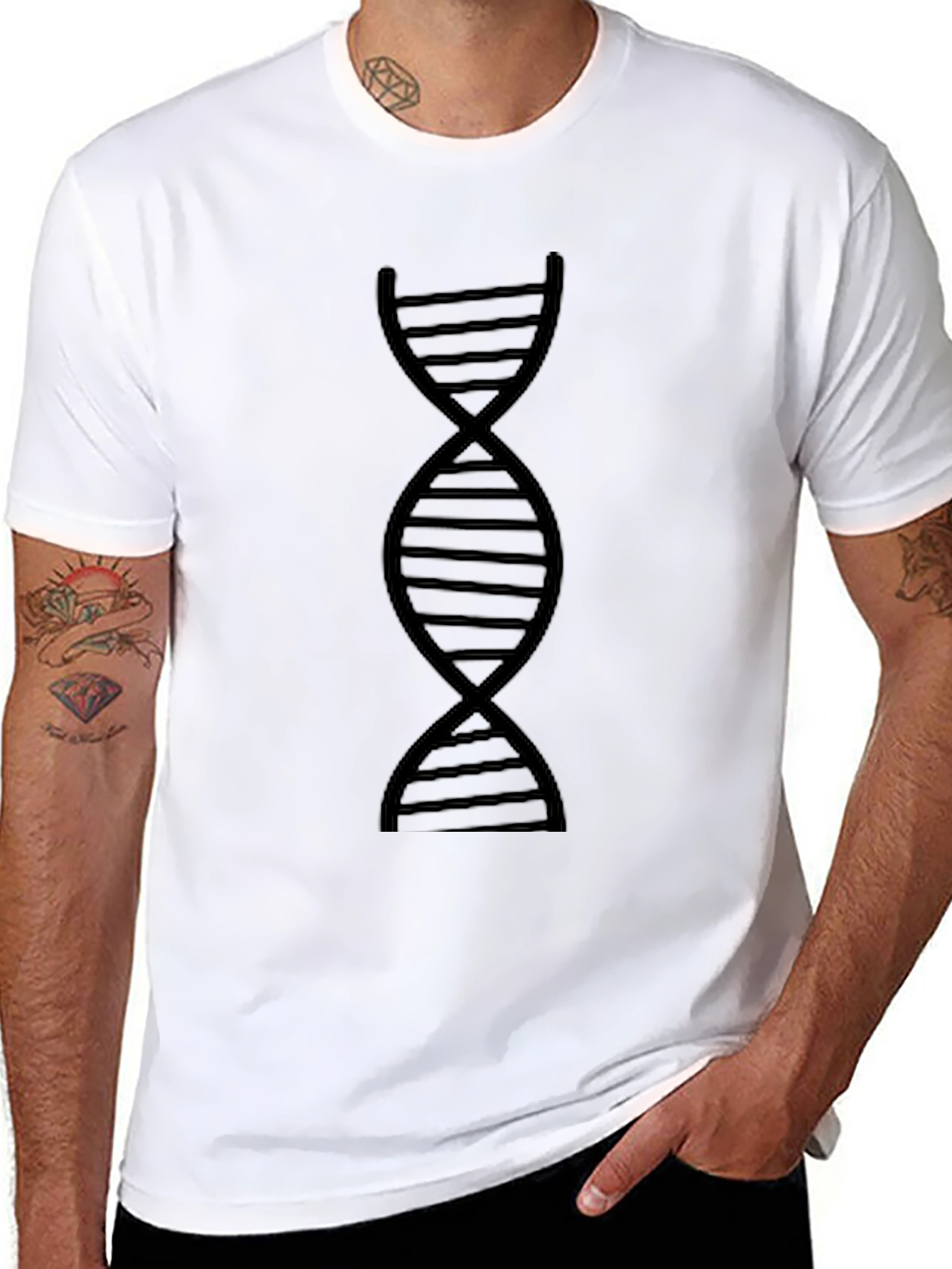 DNA Graphic Tee - Black