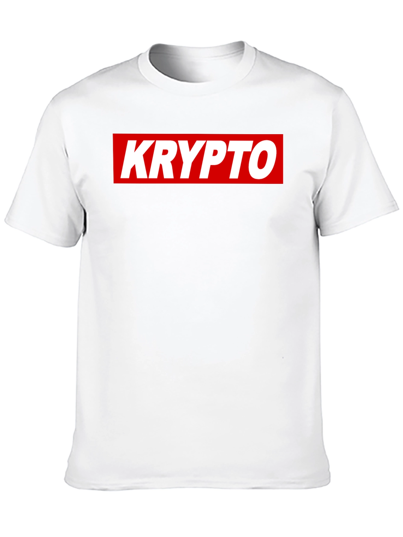 KRYPTO Graphic Tee - Stylish Black Cotton Blend T-Shirt