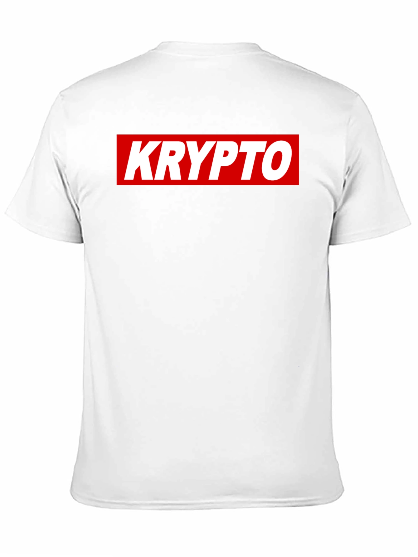 KRYPTO Graphic Tee - Stylish Black Cotton Blend T-Shirt