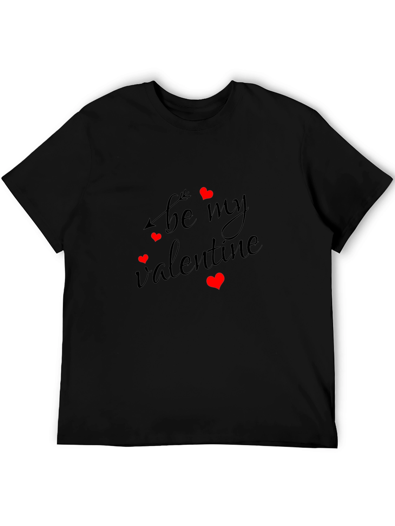Be My Valentine Black T-Shirt
