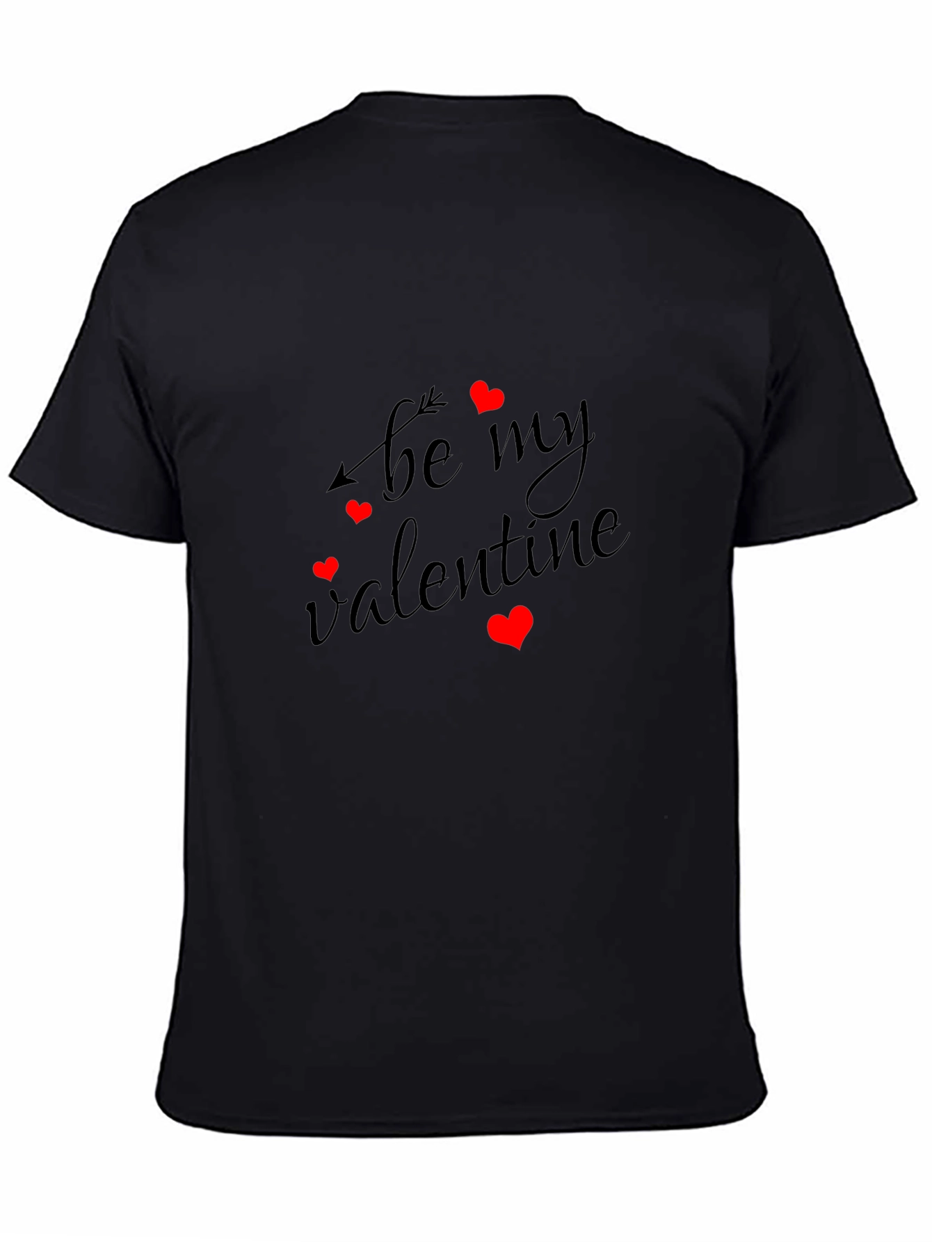 Be My Valentine Black T-Shirt
