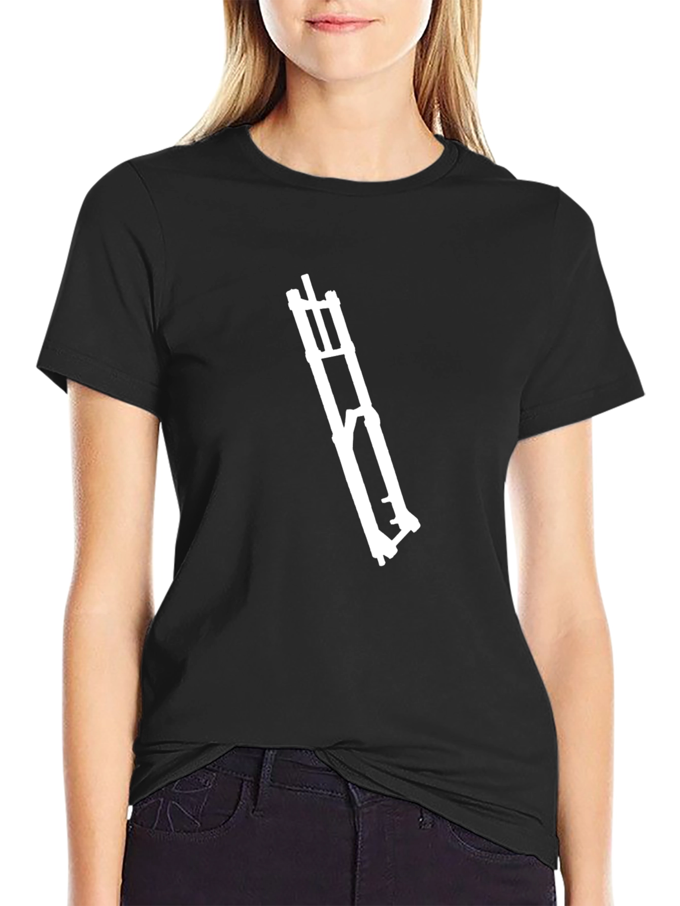 Mountain Bike Fork Graphic T-Shirt