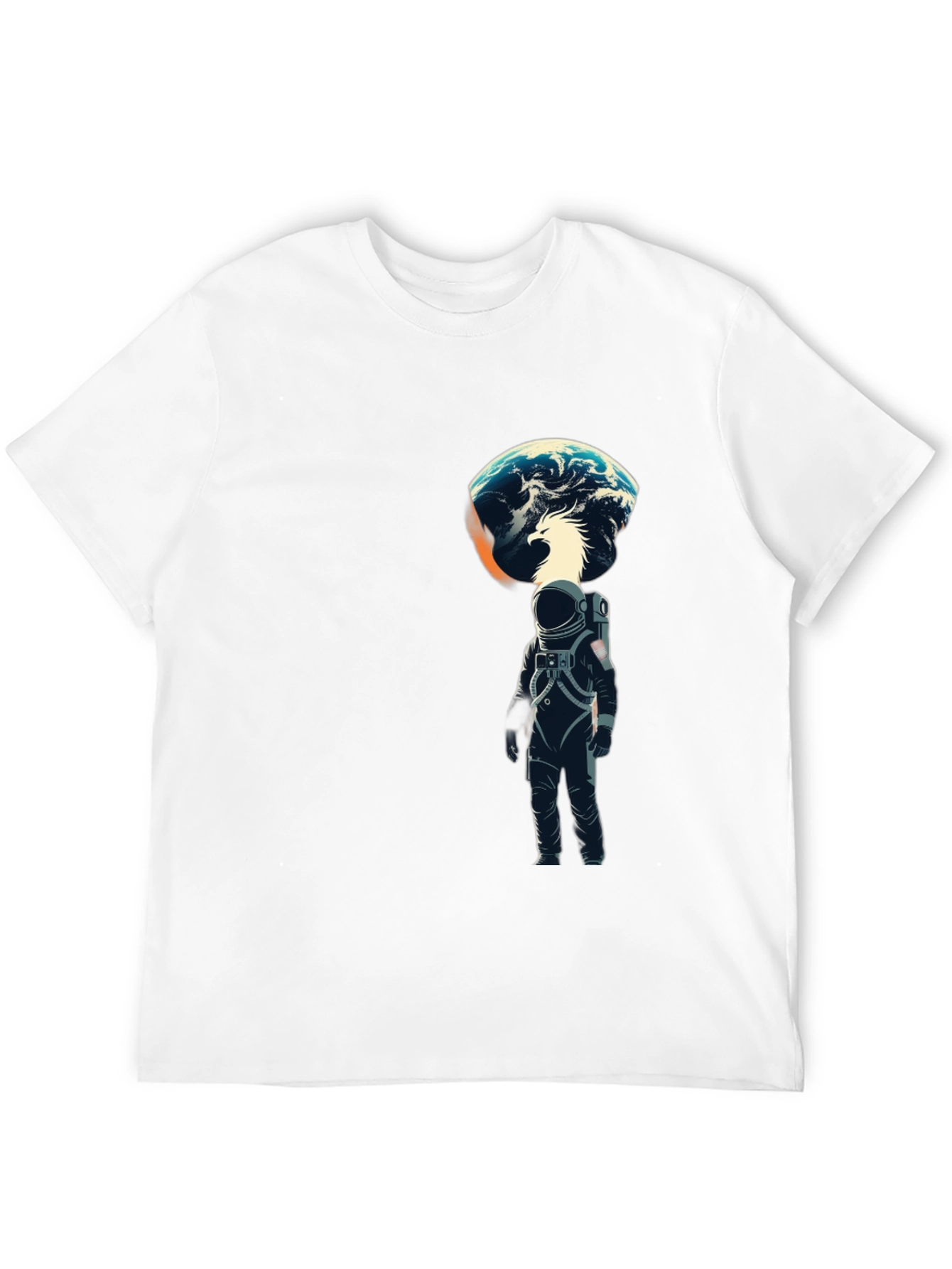 Astronaut & Phoenix Earth Graphic Tee