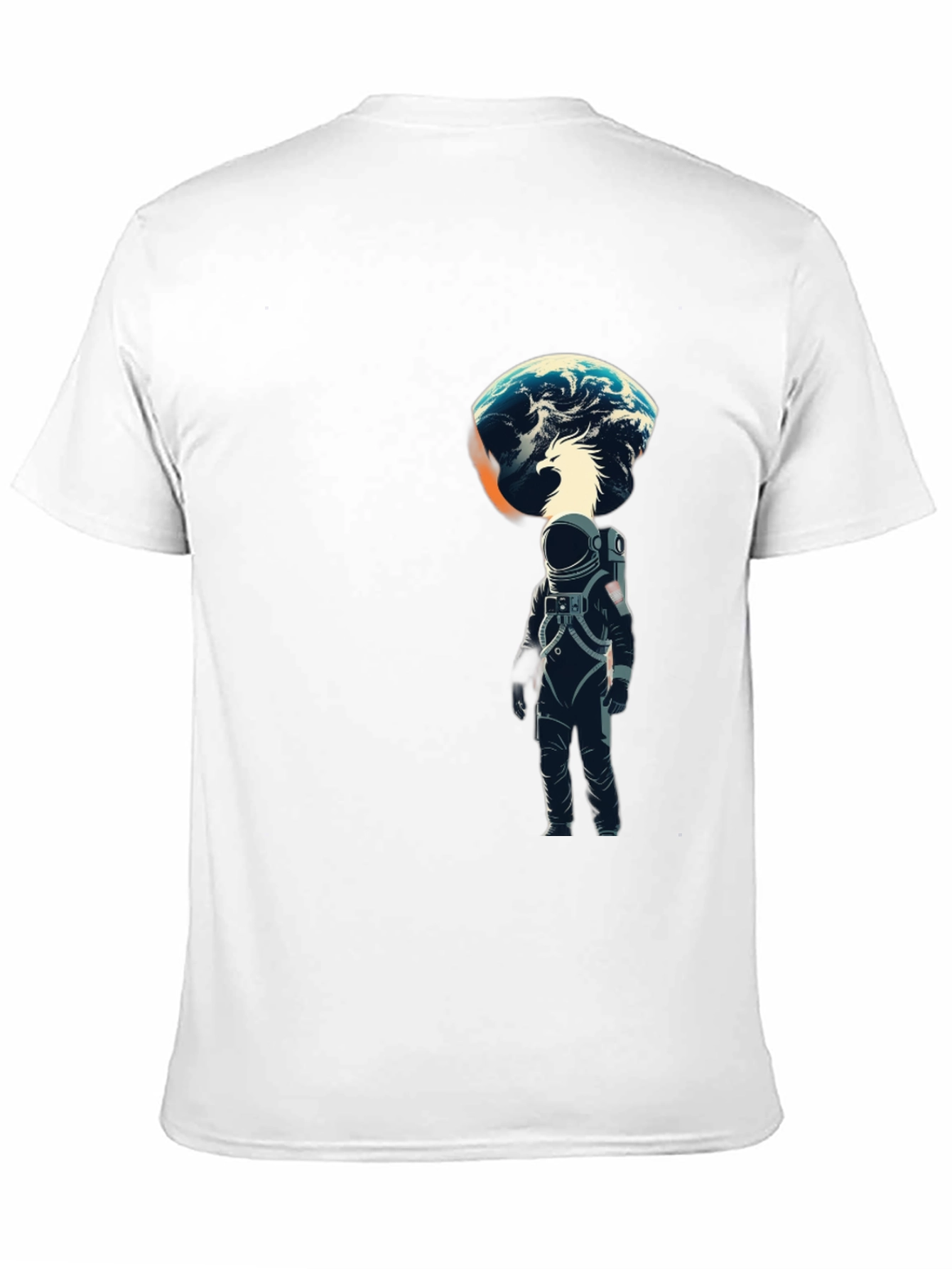 Astronaut & Phoenix Earth Graphic Tee