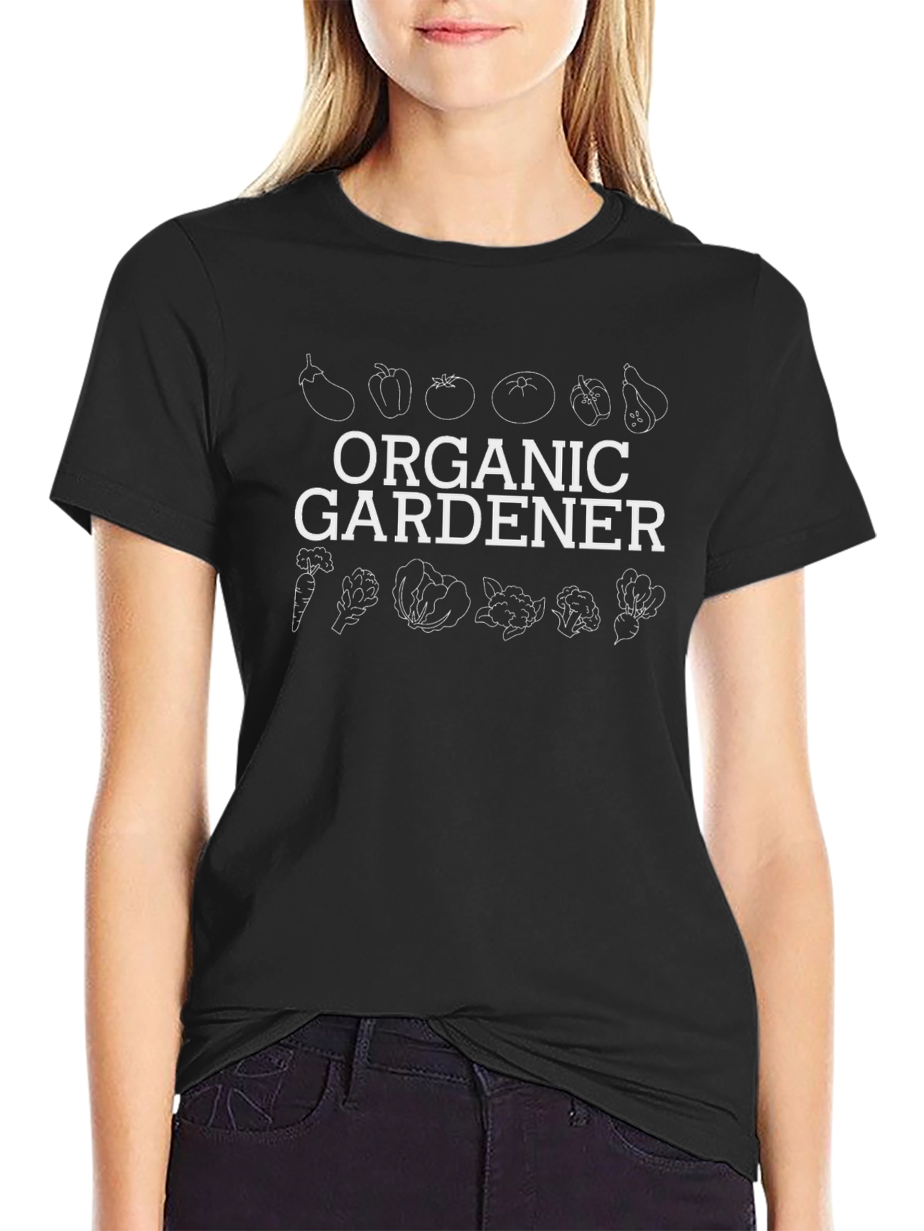 Organic Gardener Graphic T-Shirt - Black