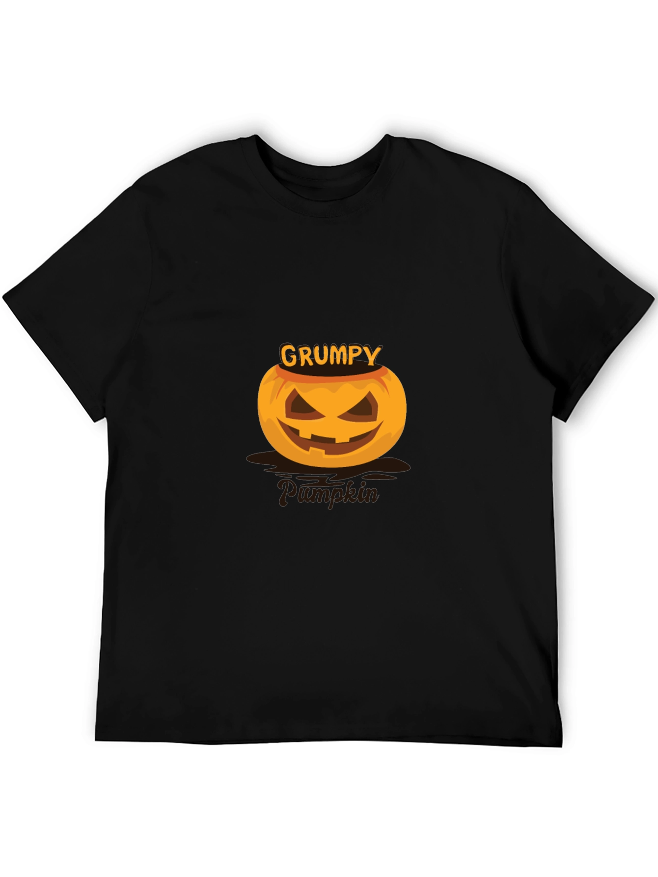 Grumpy Pumpkin Halloween T-Shirt