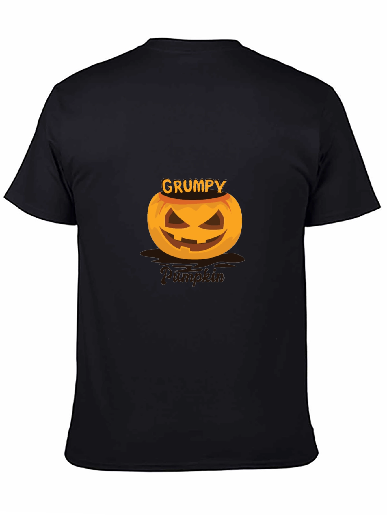 Grumpy Pumpkin Halloween T-Shirt