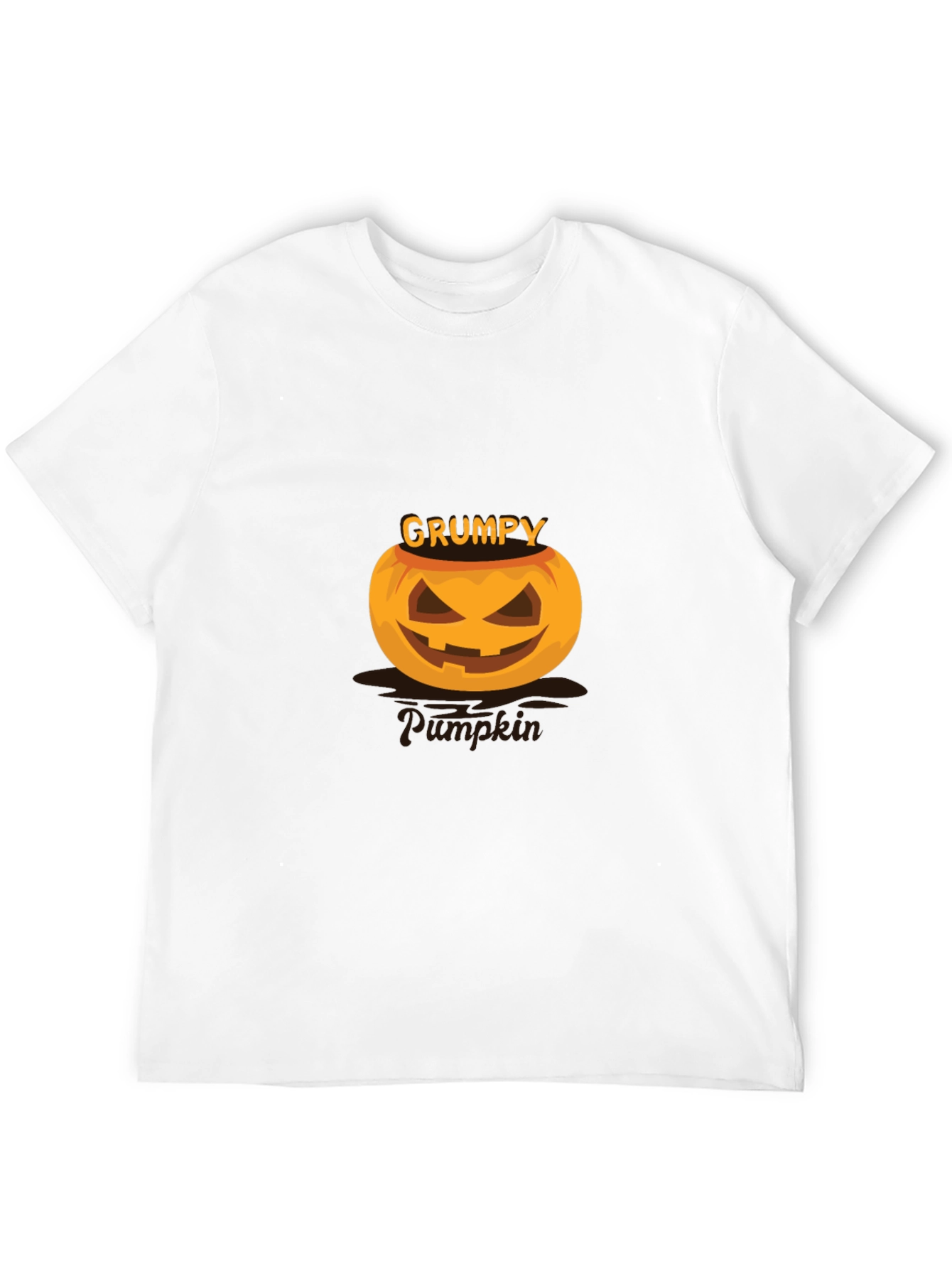 Grumpy Pumpkin Halloween T-Shirt