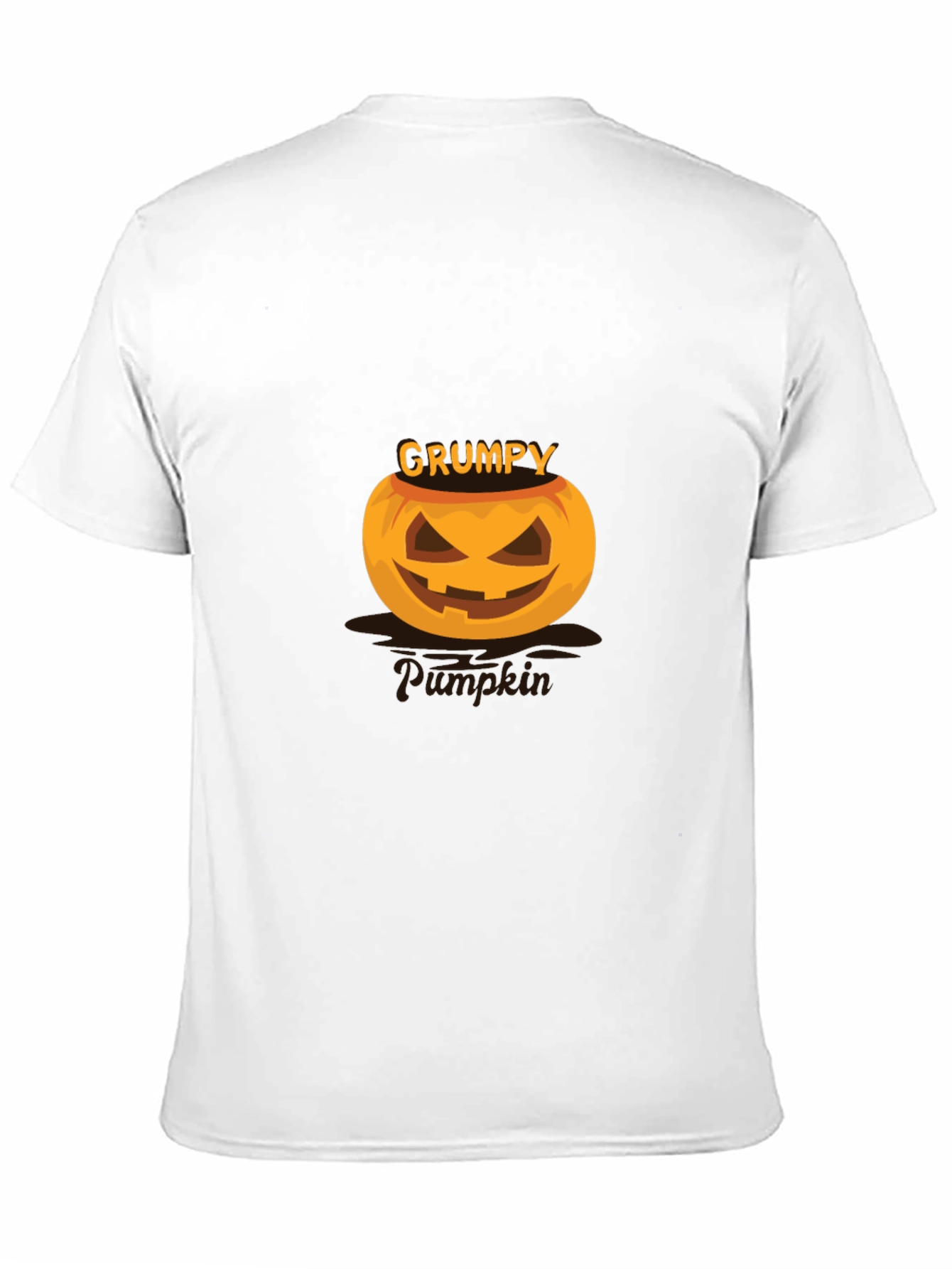 Grumpy Pumpkin Halloween T-Shirt