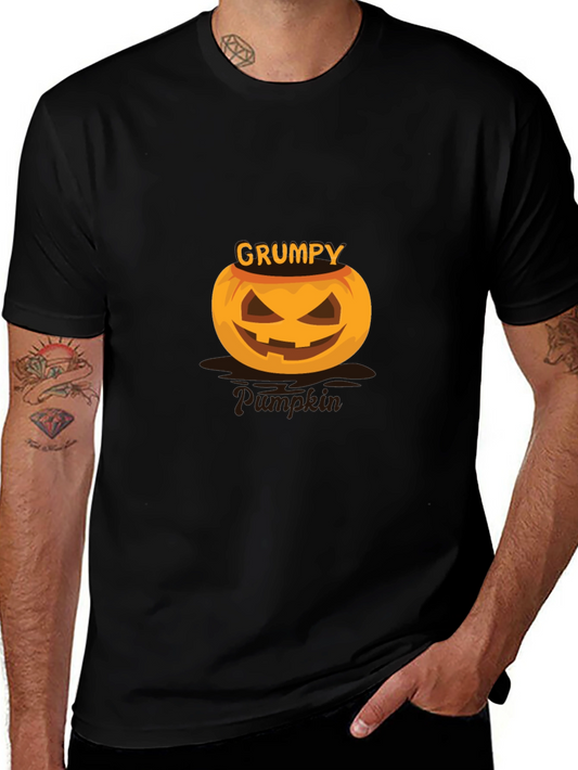 Grumpy Pumpkin Halloween T-Shirt
