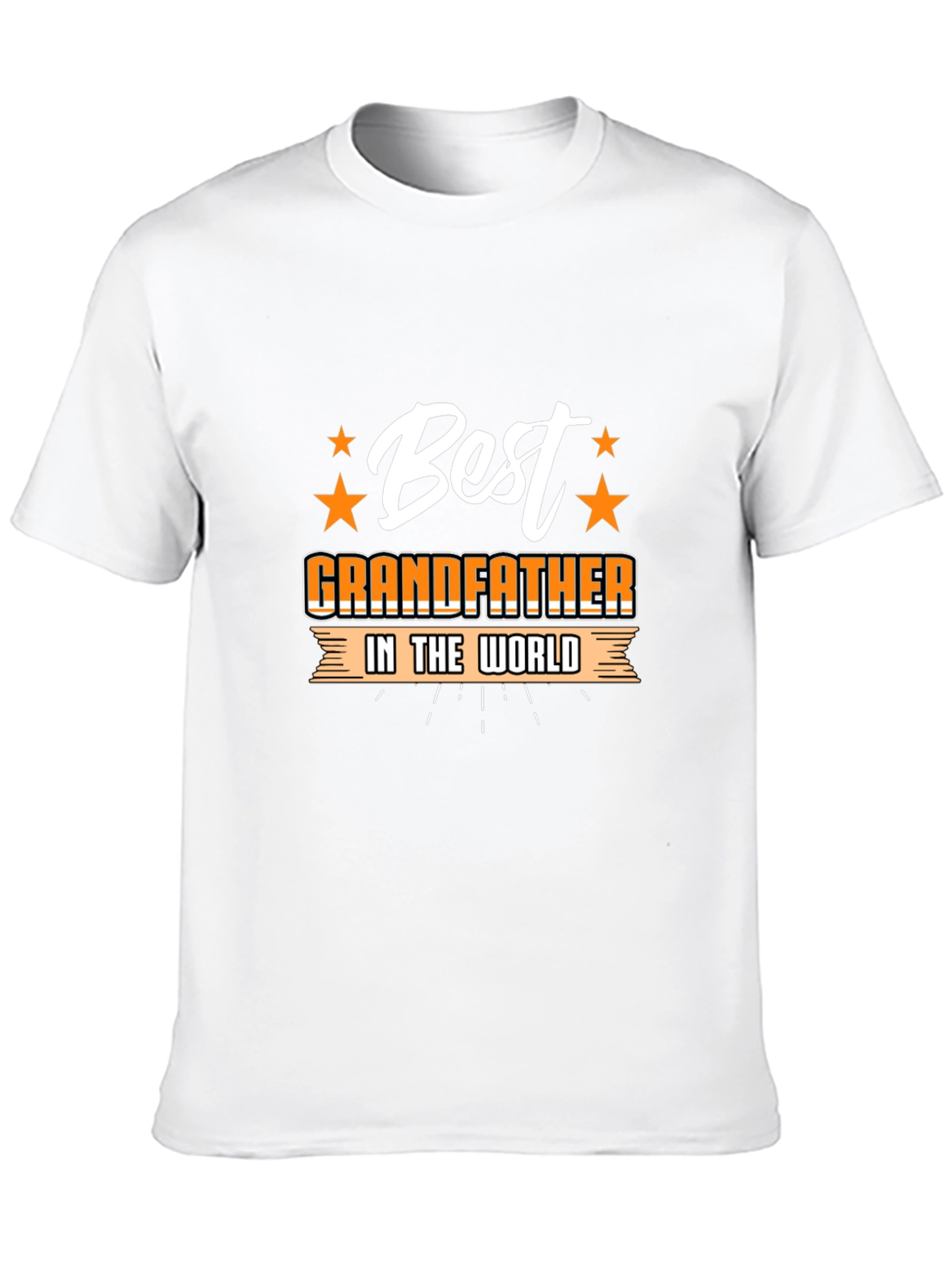 Best Grandfather T-Shirt - Black Graphic Tee