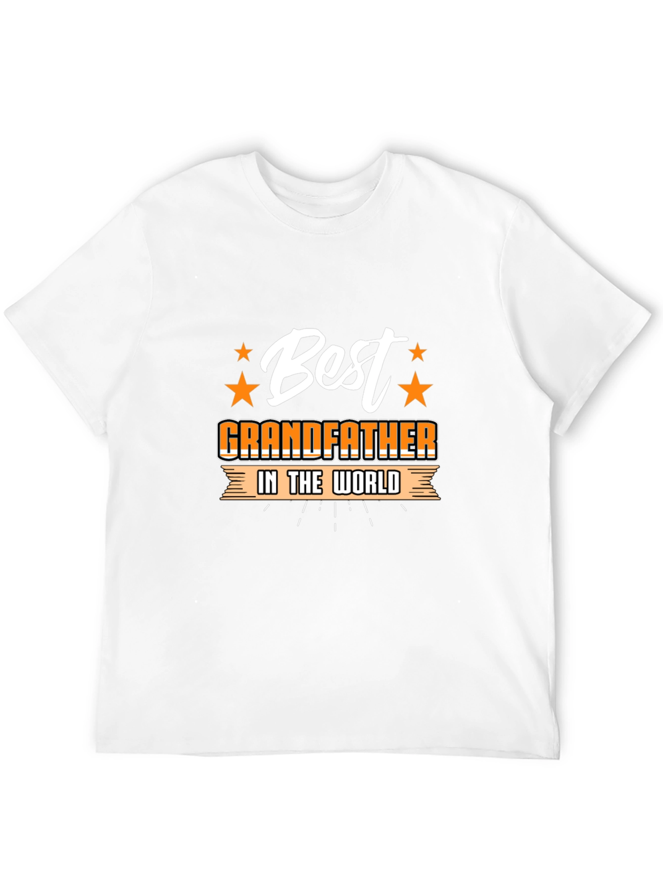 Best Grandfather T-Shirt - Black Graphic Tee