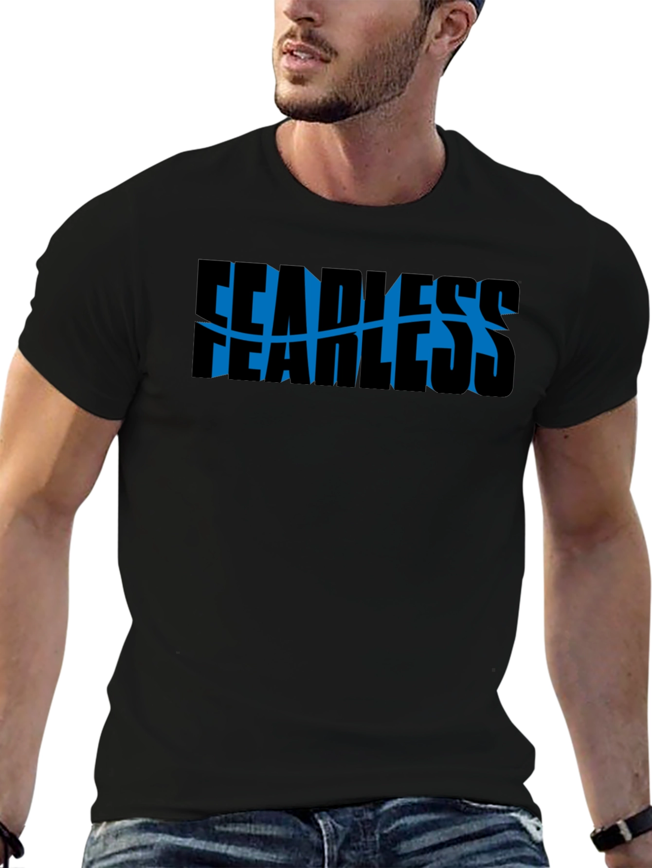 Fearless Graphic T-Shirt - Black