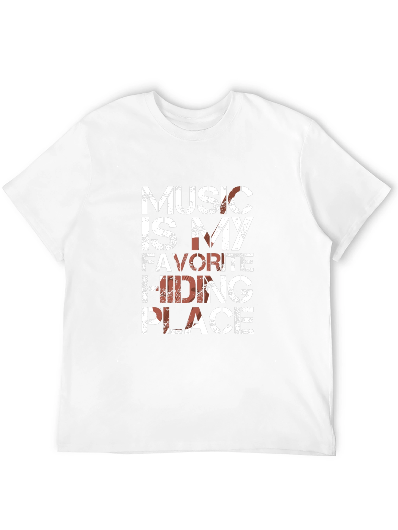 Music Is My Favorite Hiding Place Graphic Tee