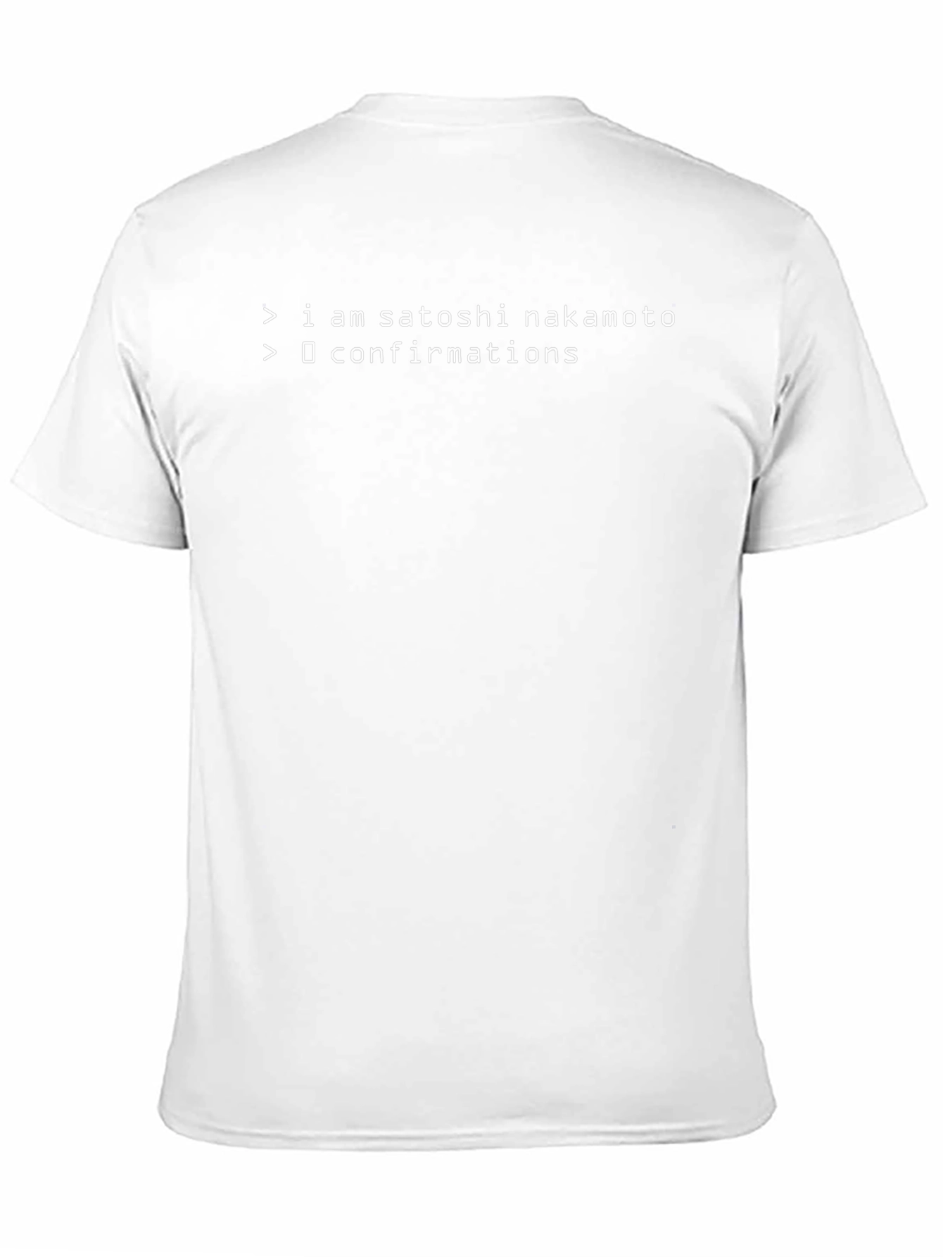 I Am Satoshi Nakamoto T-Shirt - Bitcoin Crypto Tee