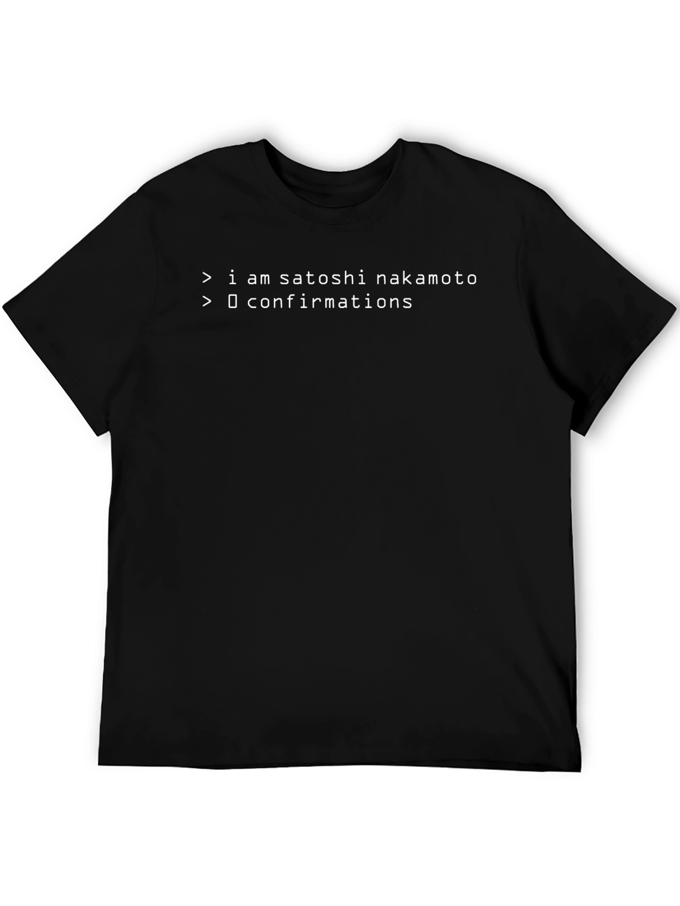 I Am Satoshi Nakamoto T-Shirt - Bitcoin Crypto Tee