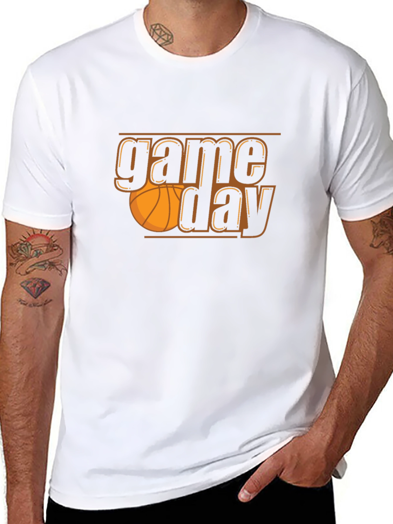 Game Day Basketball Graphic Tee - Stylish & Comfy