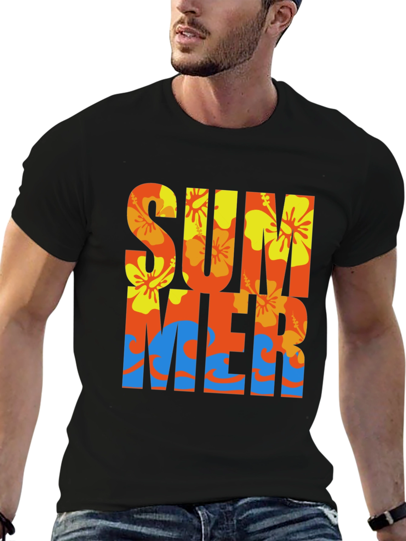 Tropical Summer Graphic T-Shirt
