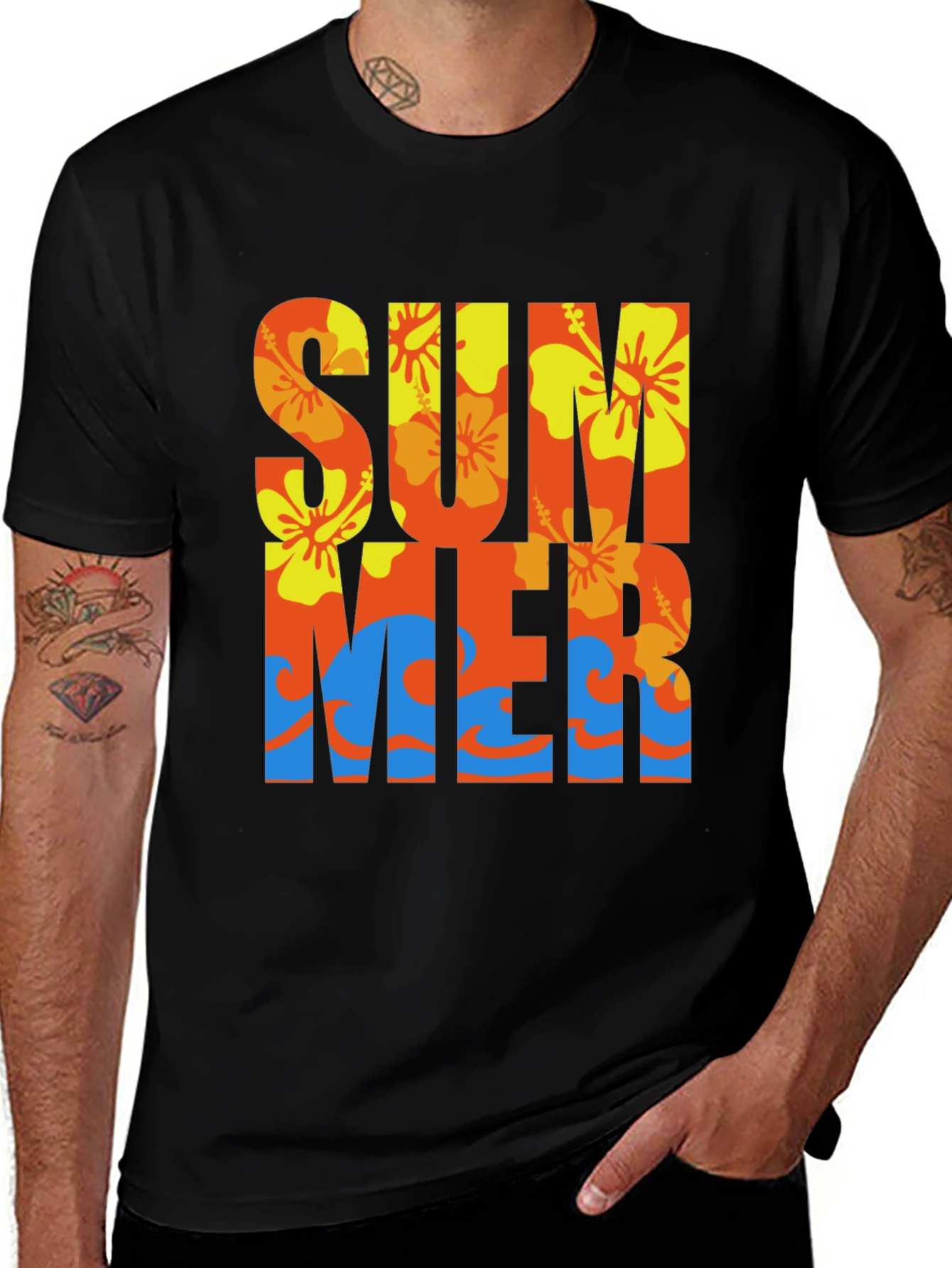 Tropical Summer Graphic T-Shirt