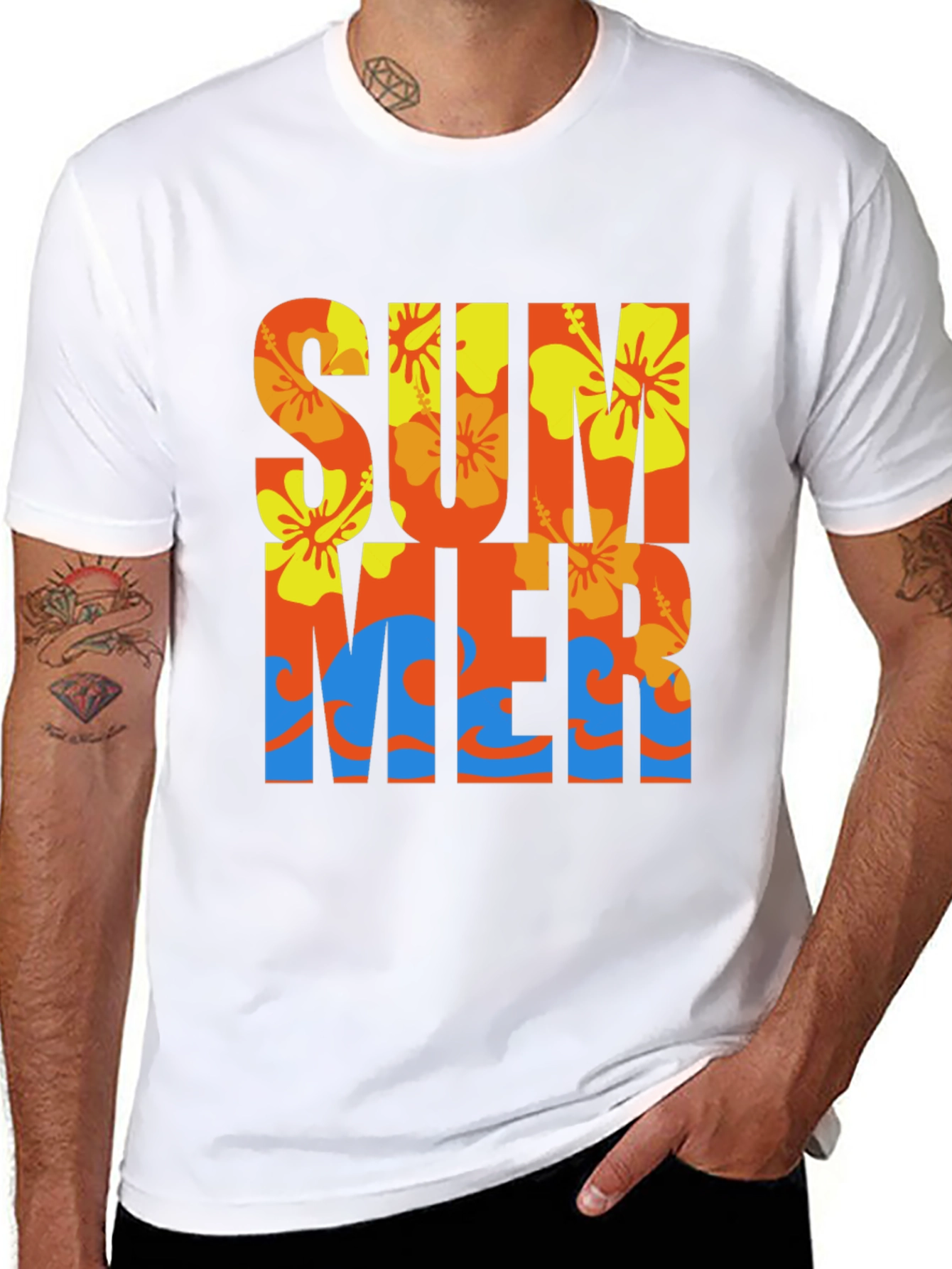Tropical Summer Graphic T-Shirt