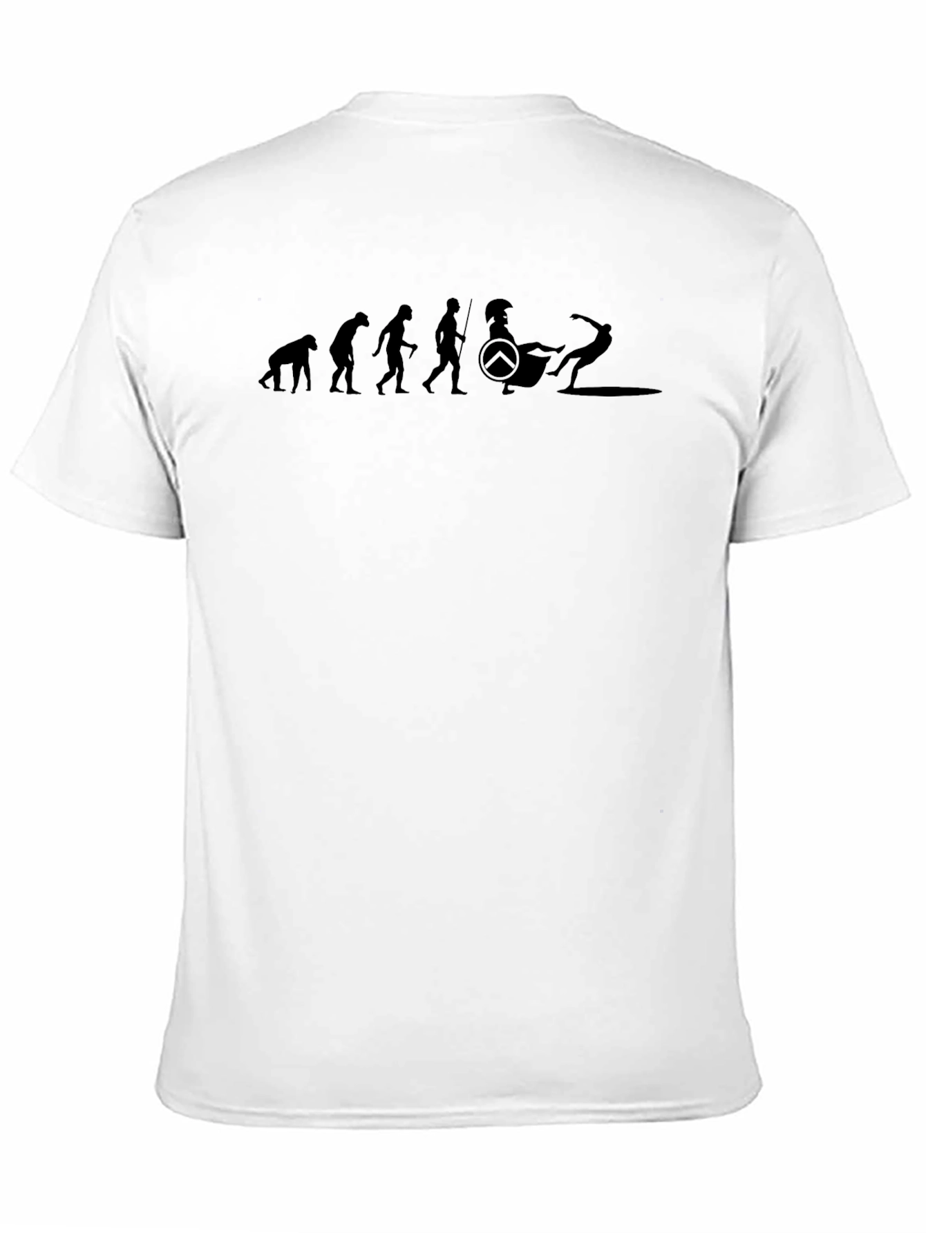 Evolution of a Spartan Funny Graphic T-Shirt