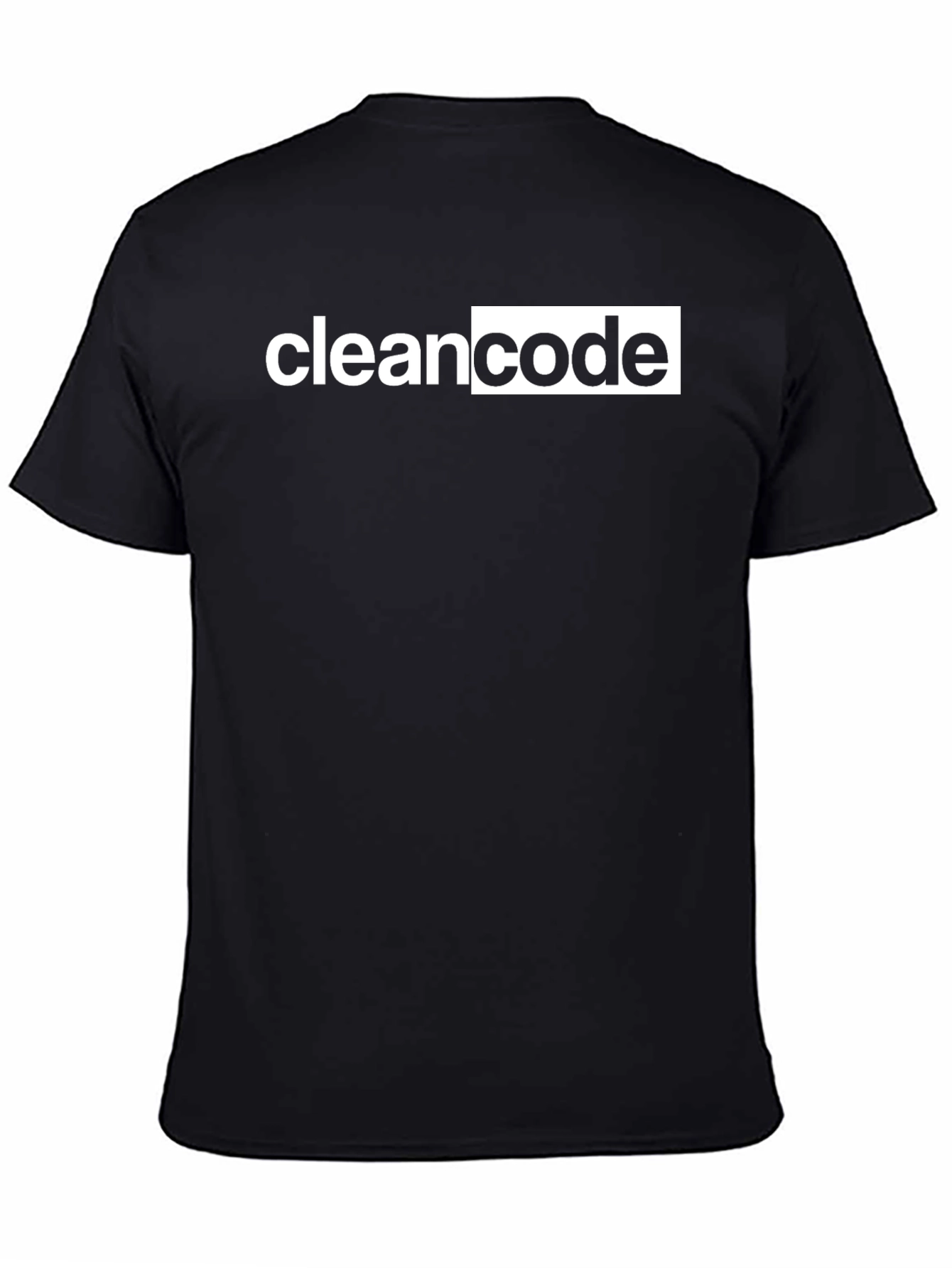 Clean Code Black T-Shirt - Programmer Apparel