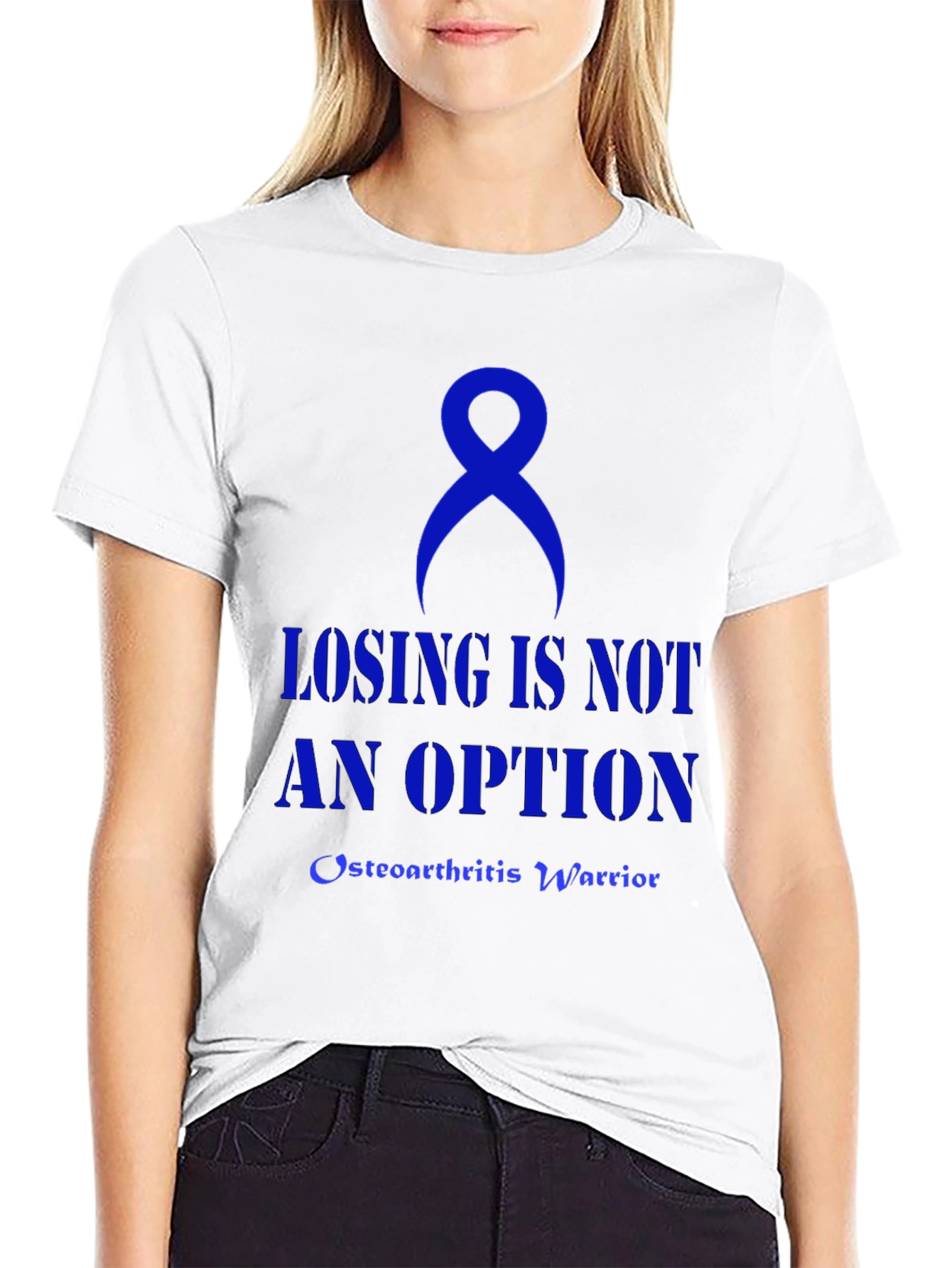 Osteoarthritis Warrior Awareness Ribbon T-Shirt