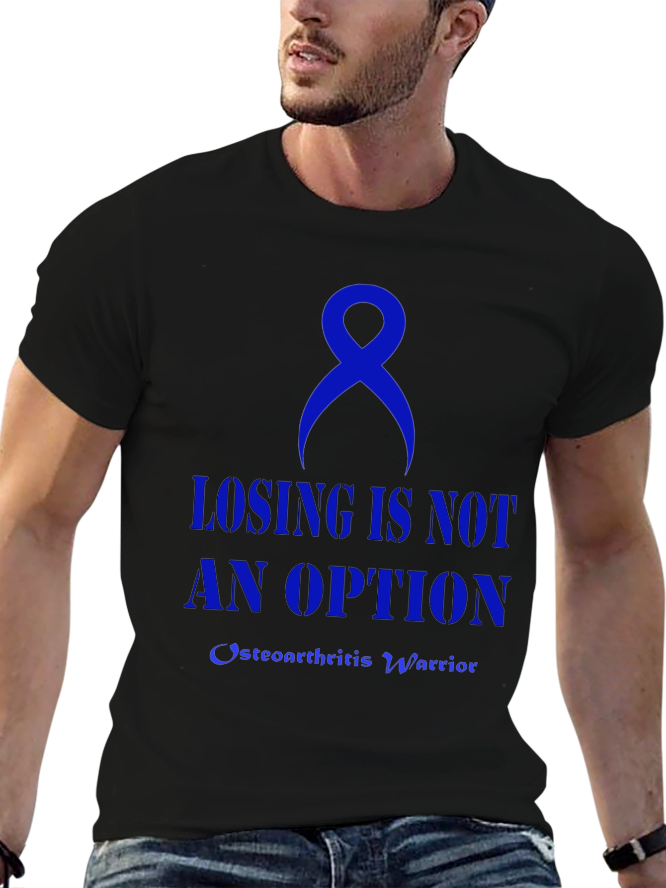 Osteoarthritis Warrior Awareness Ribbon T-Shirt