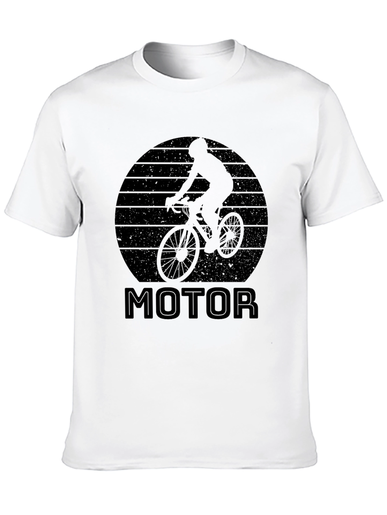 Motorcycle Graphic Black T-Shirt