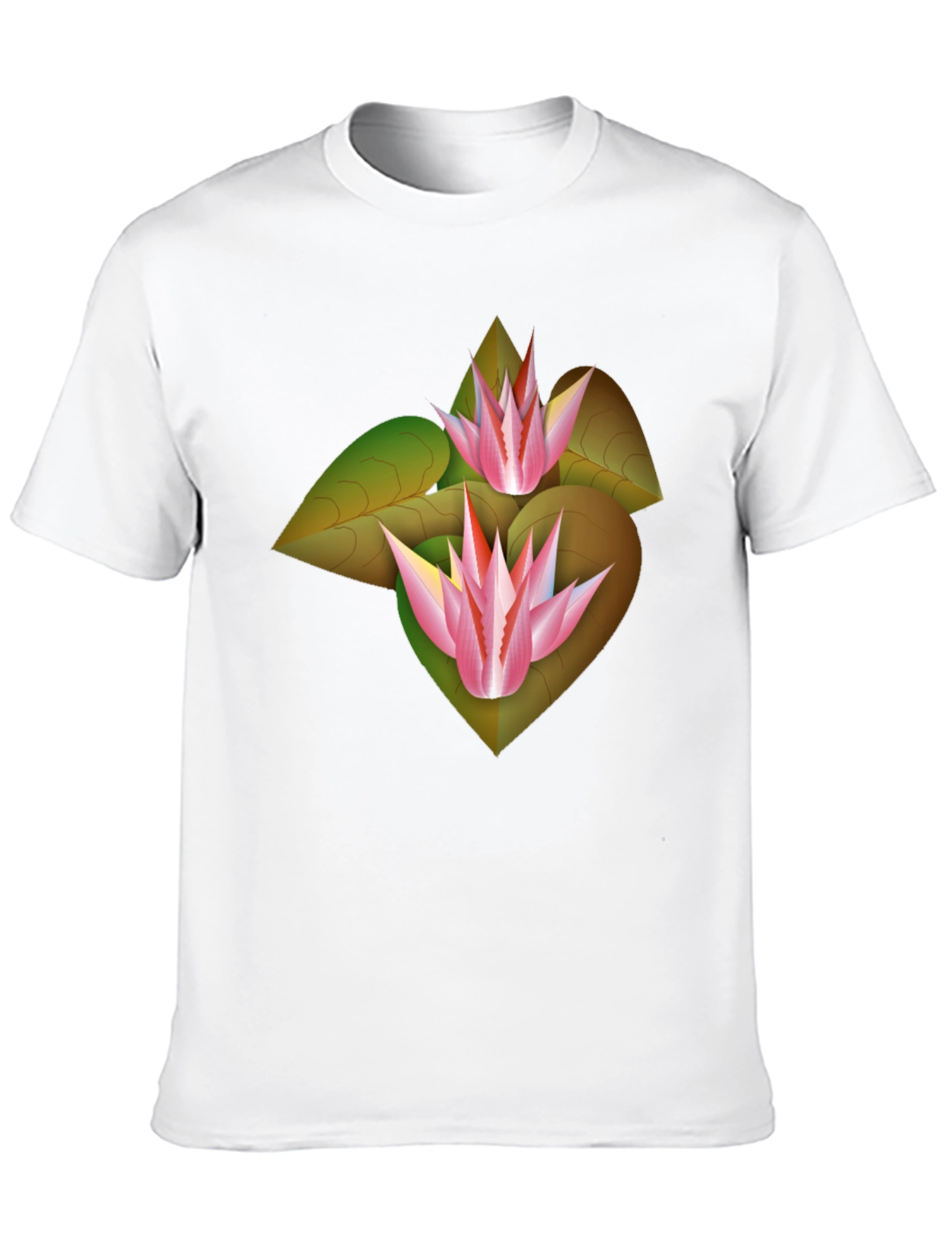 Botanical Bloom Tee - Unique Floral Design
