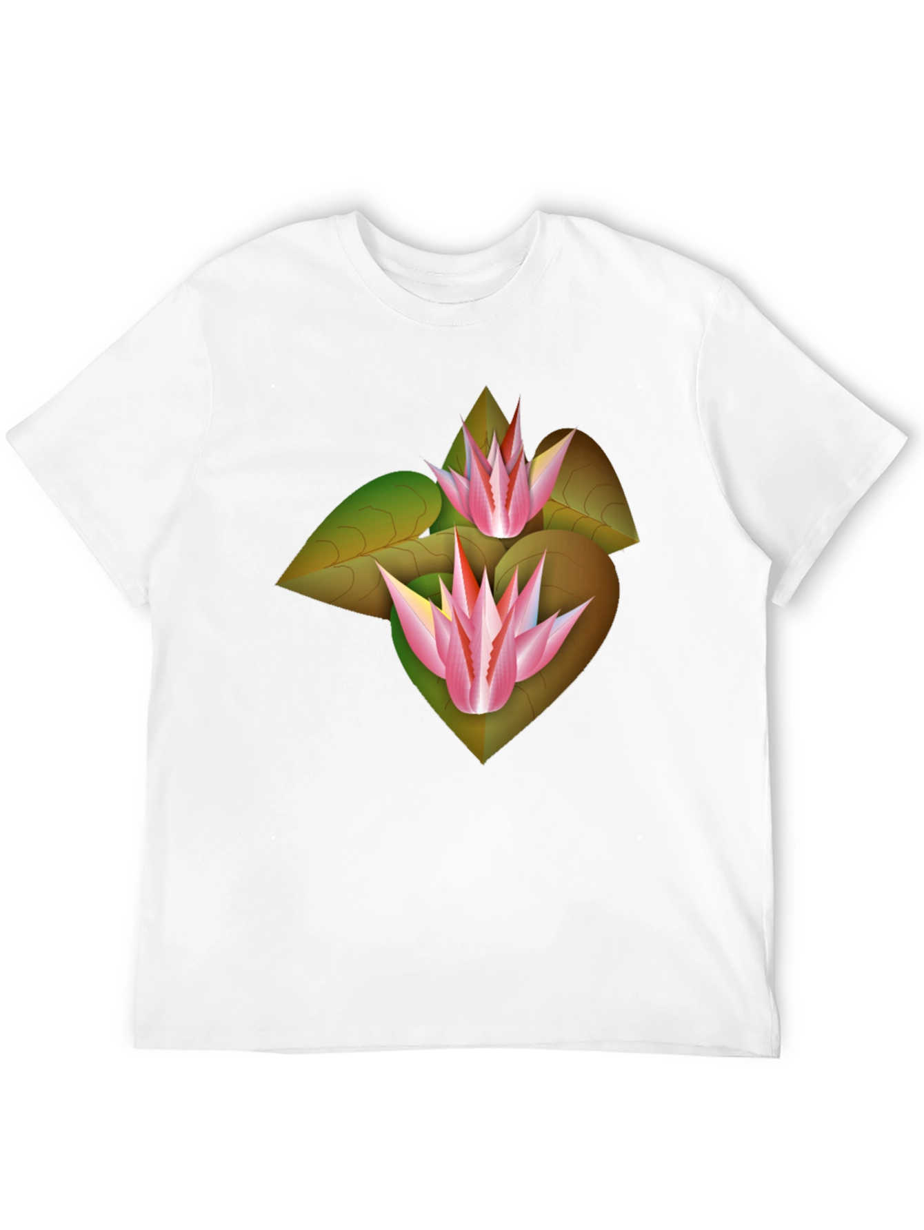 Botanical Bloom Tee - Unique Floral Design