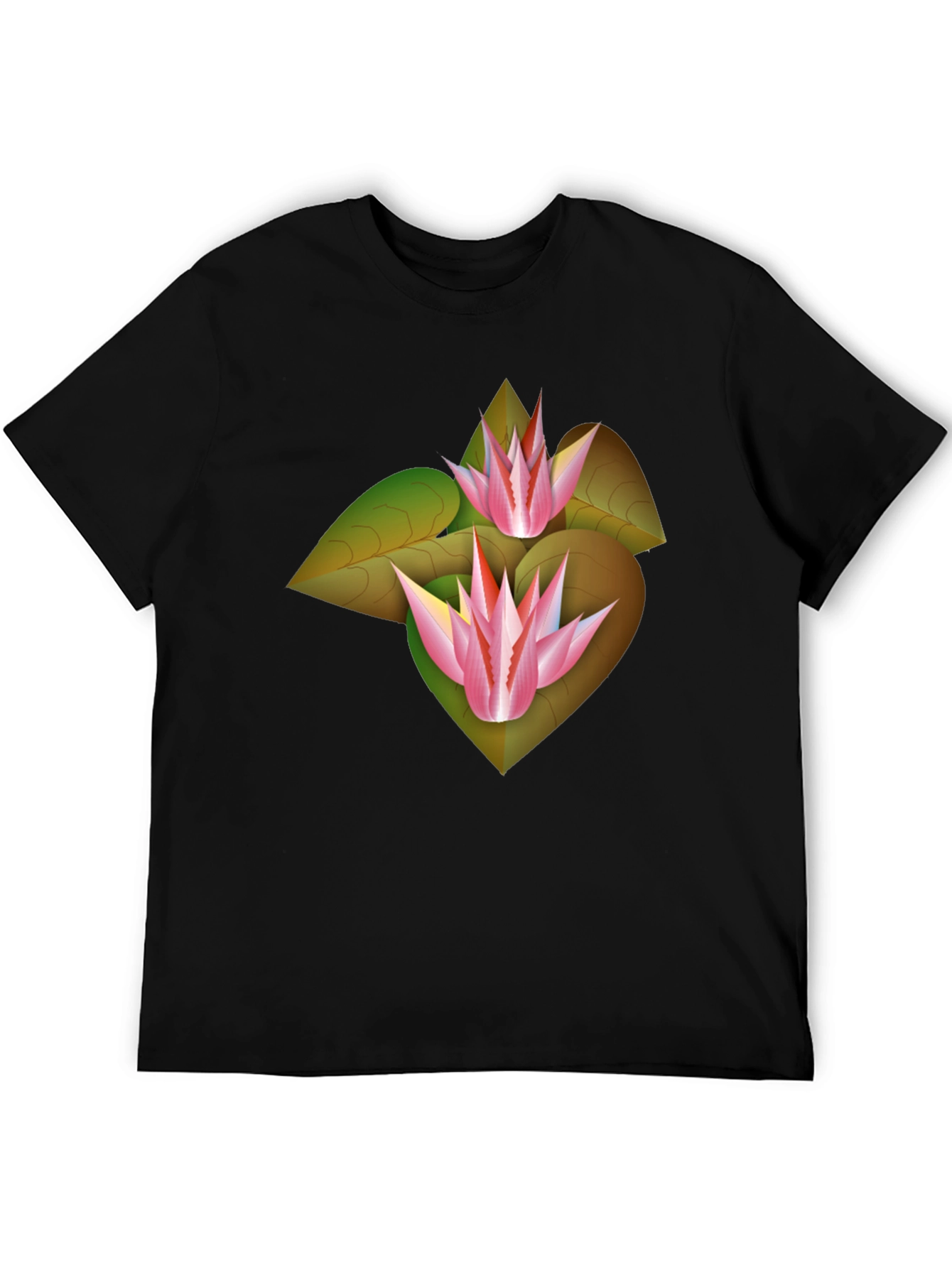Botanical Bloom Tee - Unique Floral Design